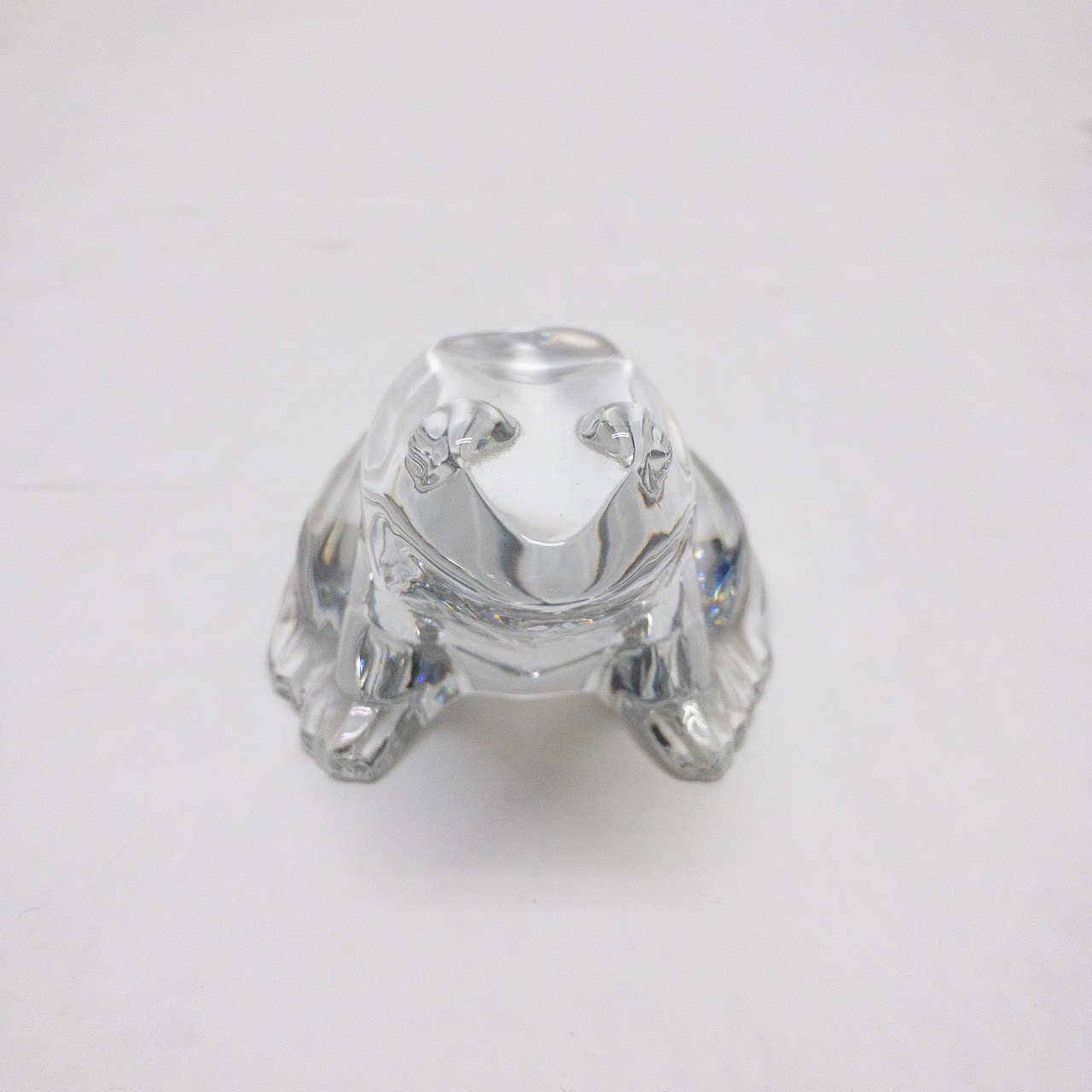 Baccarat Crystal Frog Figurine