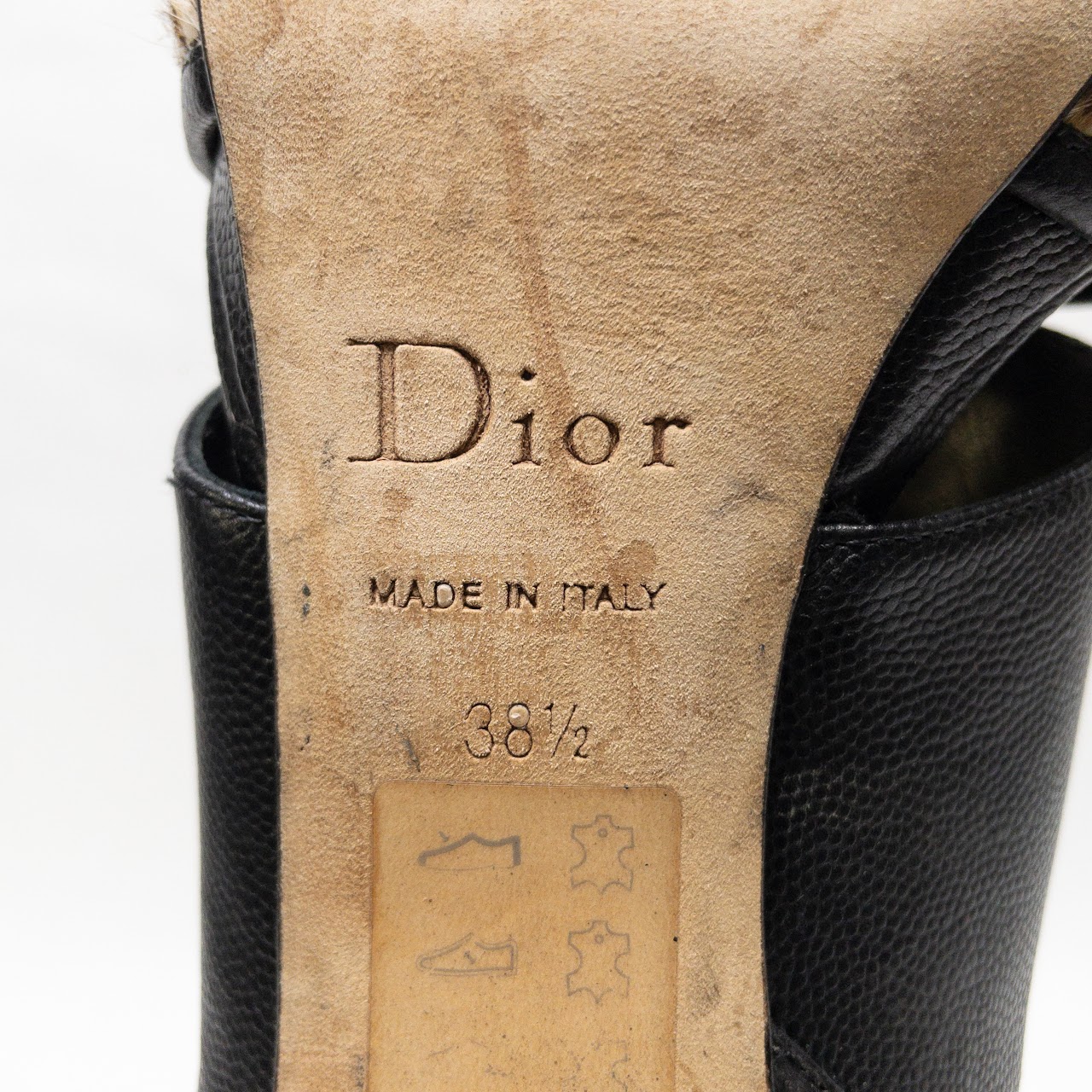 Christian Dior Hair Calf Animal Print Pumps