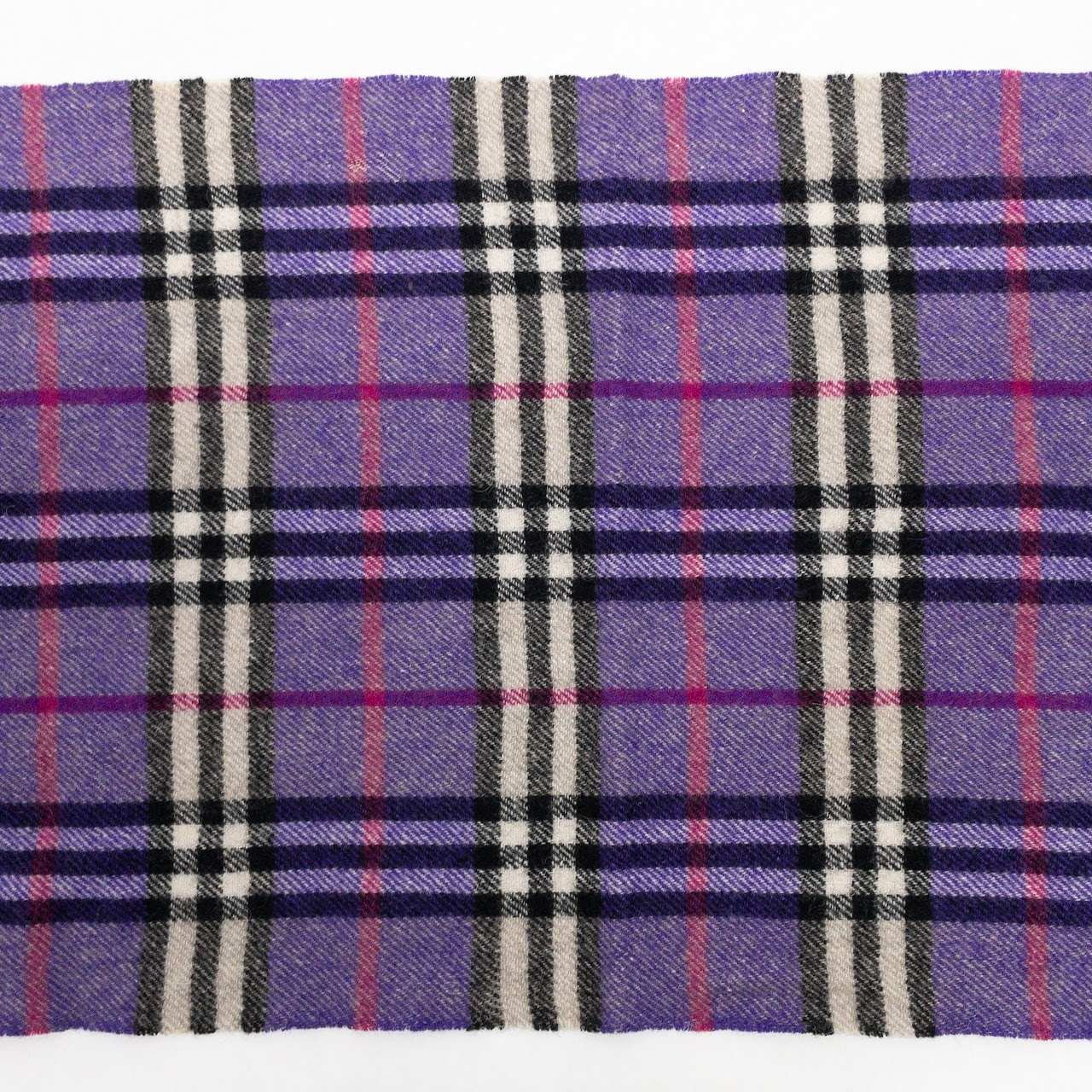 Burberry Purple Cashmere Muffler