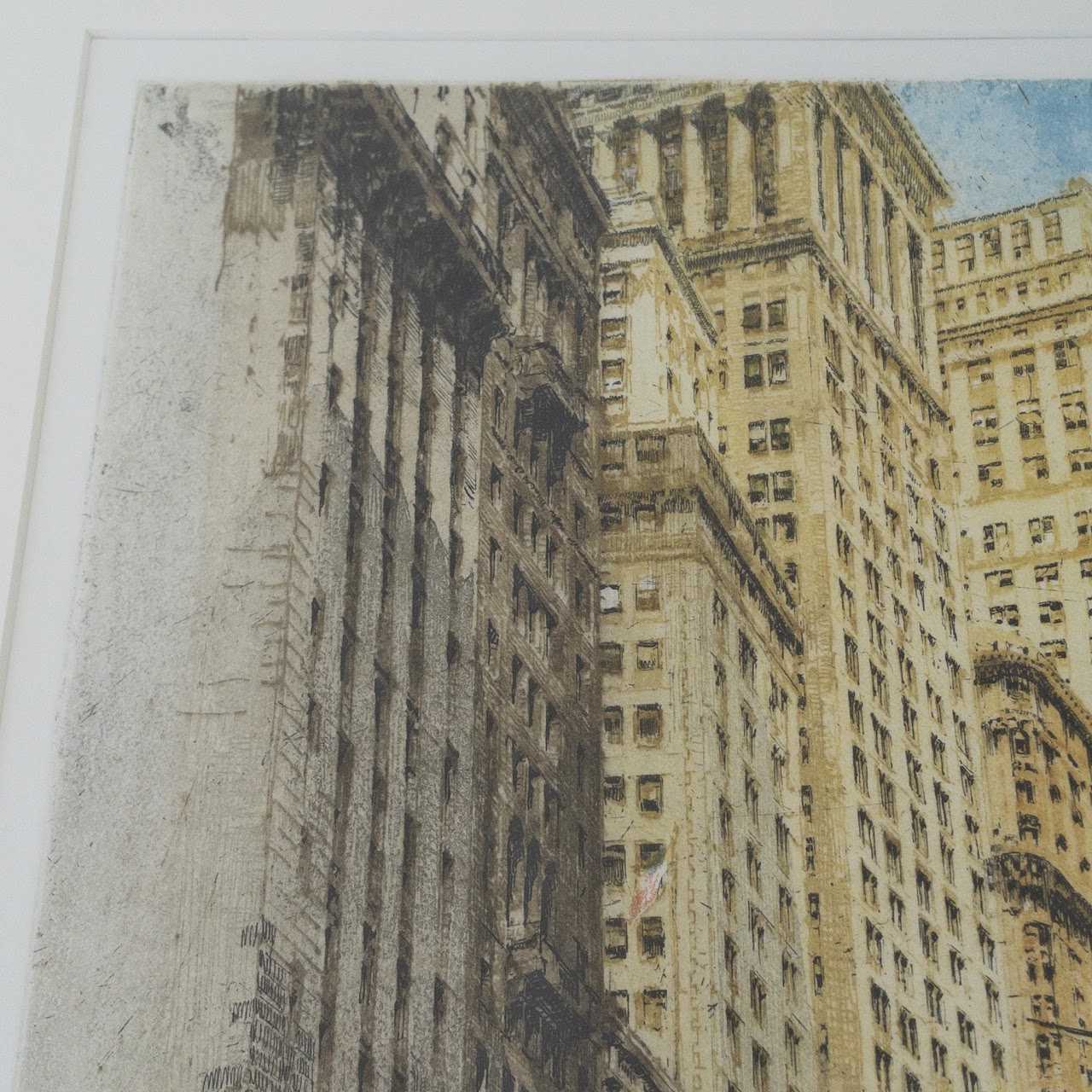 Tanna Kasimir-Hoernes Broad Street Aquatint Etching