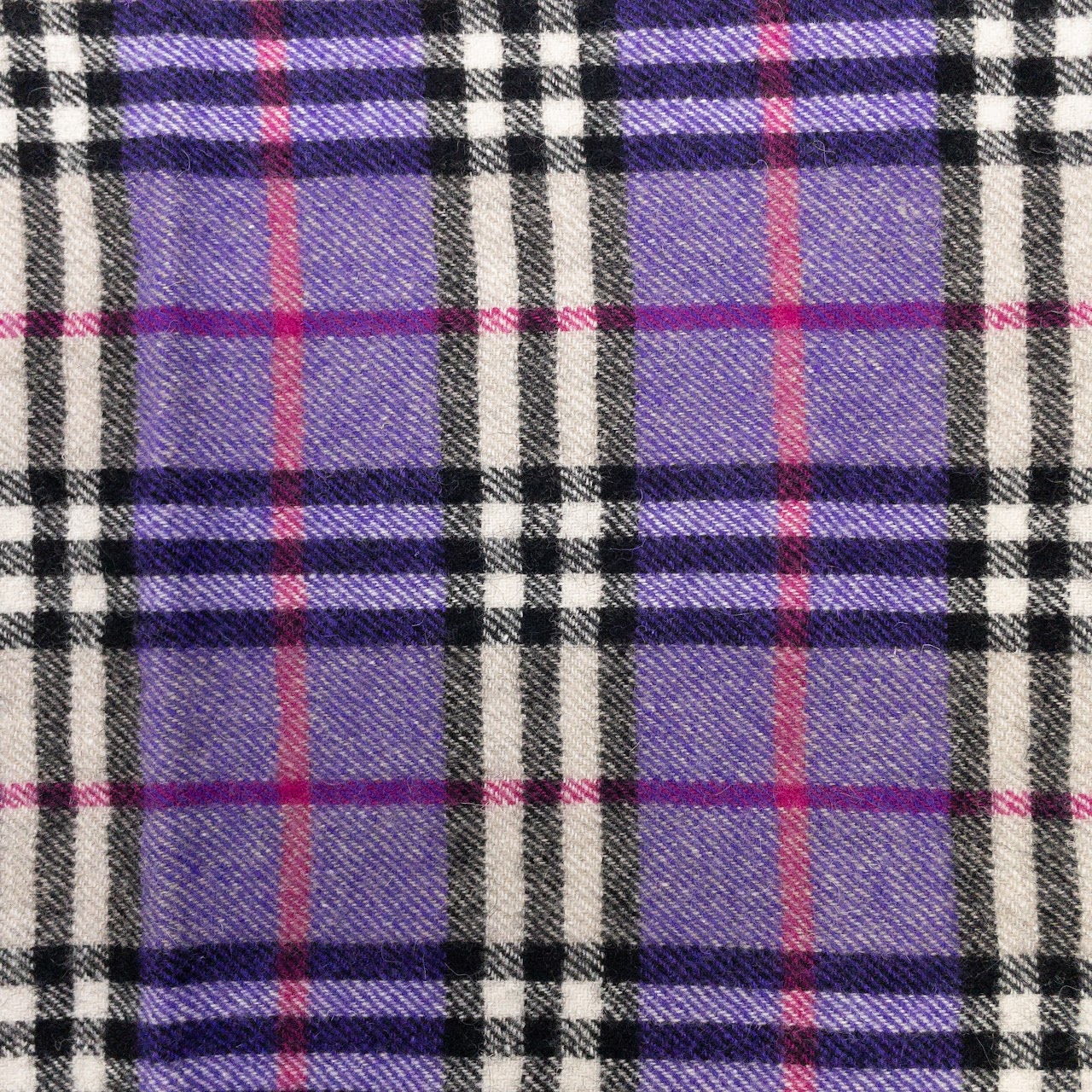 Burberry Purple Cashmere Muffler