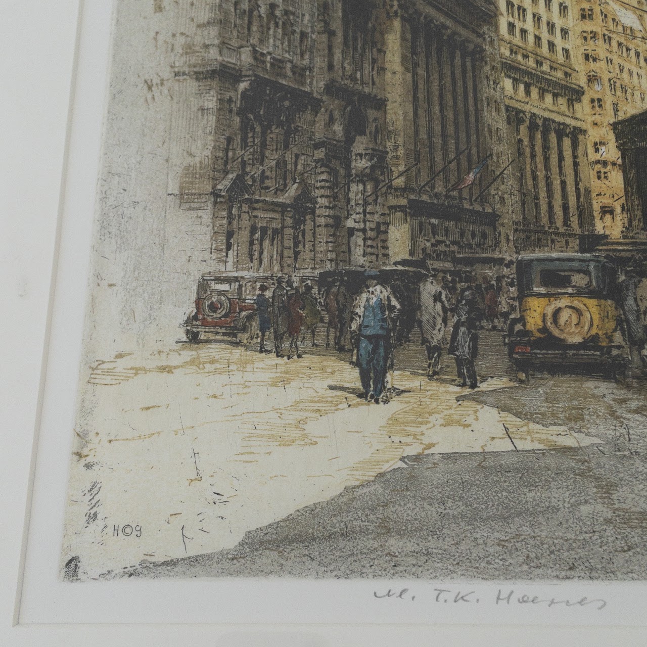 Tanna Kasimir-Hoernes Broad Street Aquatint Etching