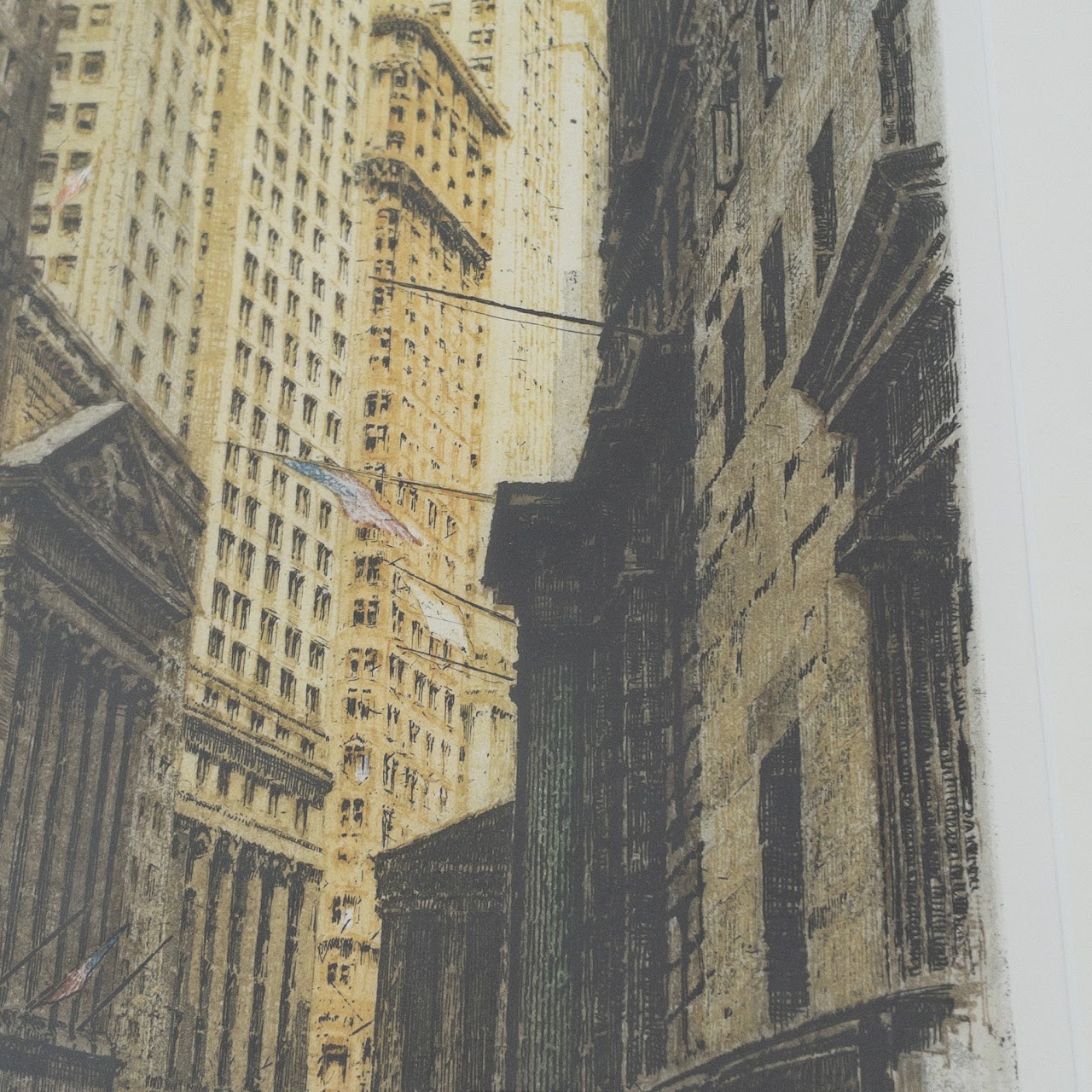 Tanna Kasimir-Hoernes Broad Street Aquatint Etching