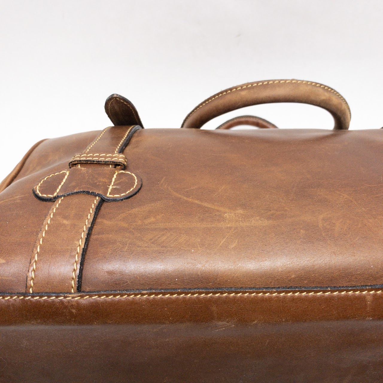 J. Peterman Vintage Gladstone Doctor Bag