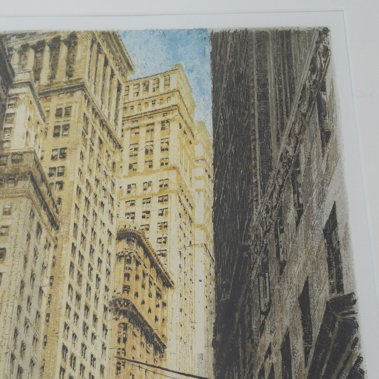 Tanna Kasimir-Hoernes Broad Street Aquatint Etching