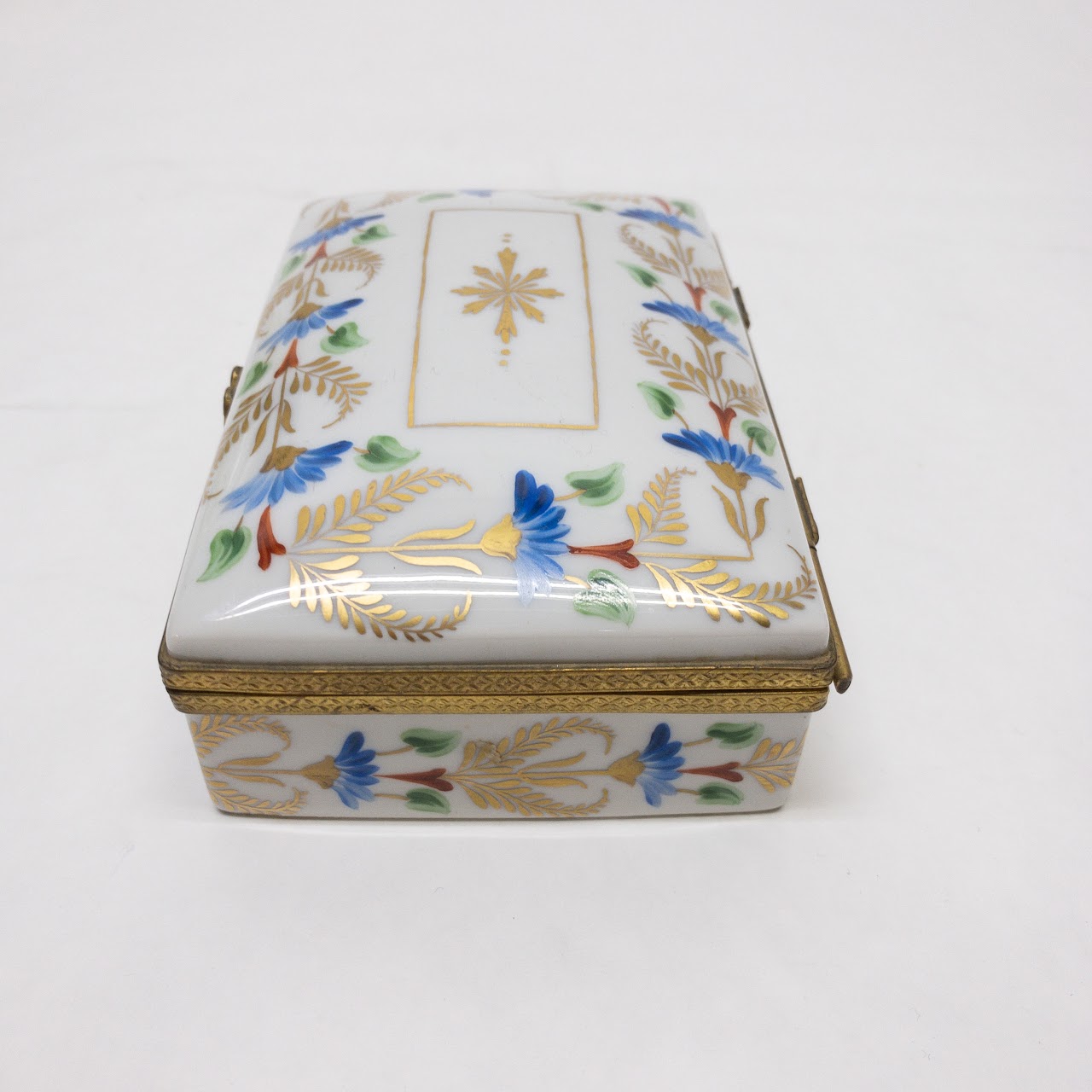 Limoges Signed Porcelain Lidded Box