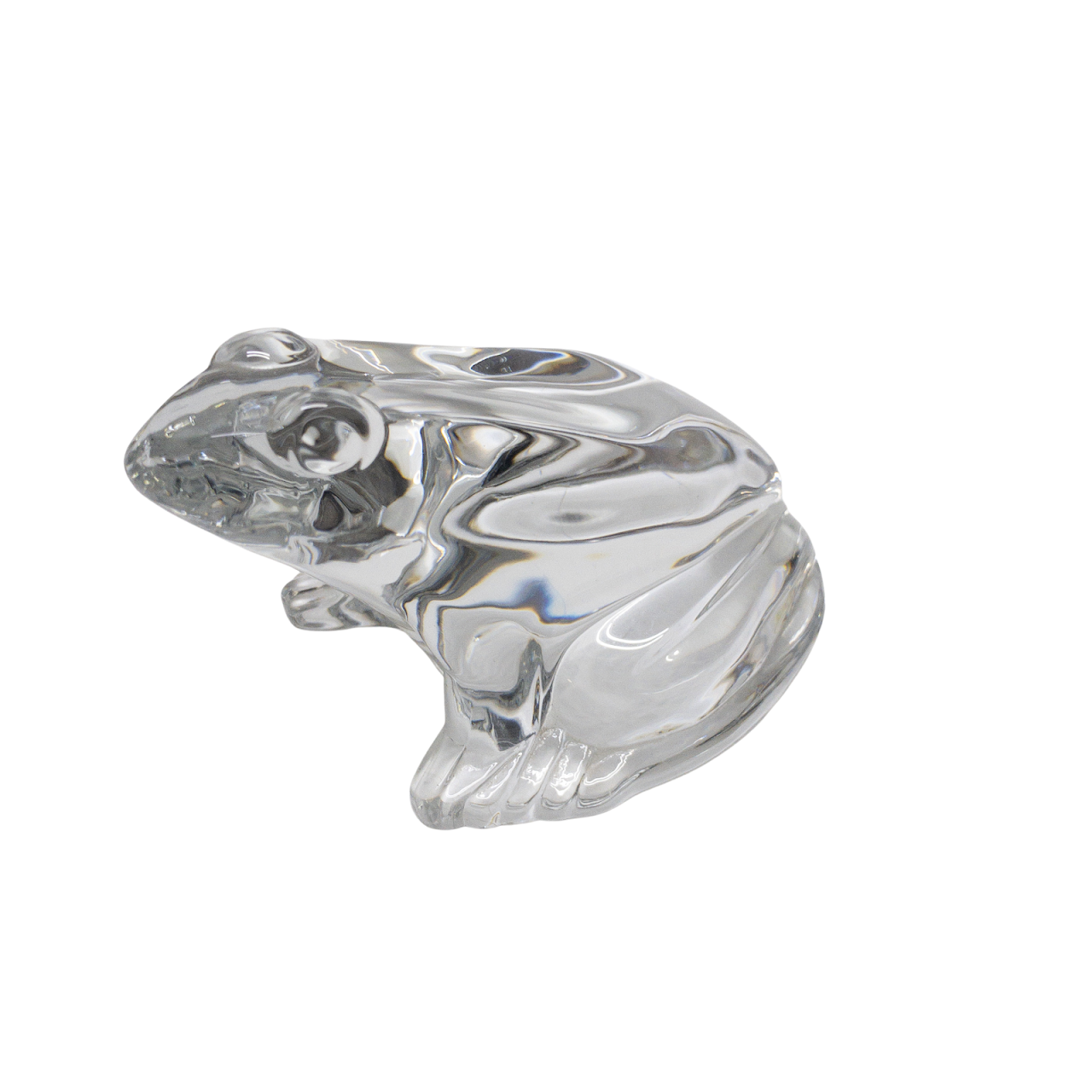 Baccarat Crystal Frog Figurine