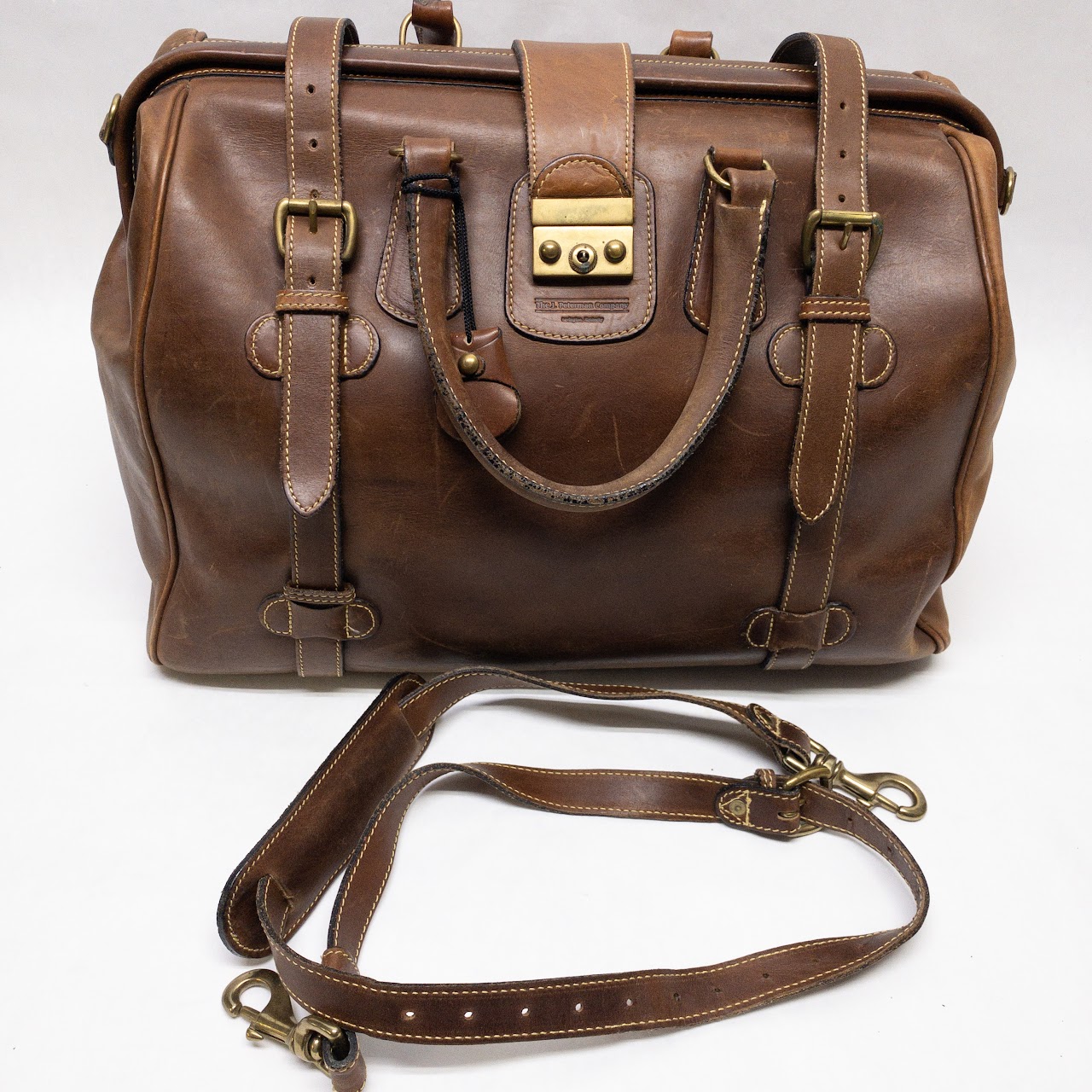 J. Peterman Vintage Gladstone Doctor Bag