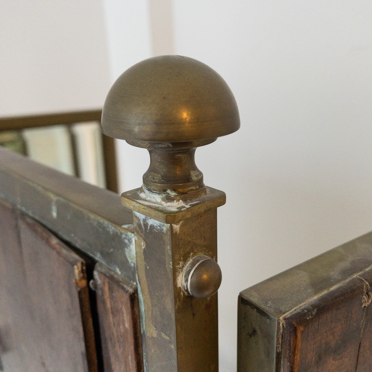 Vintage Marble and Brass Vanity Table