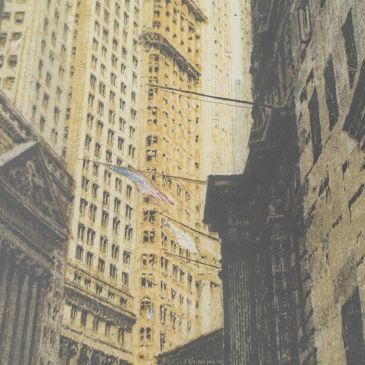 Tanna Kasimir-Hoernes Broad Street Aquatint Etching