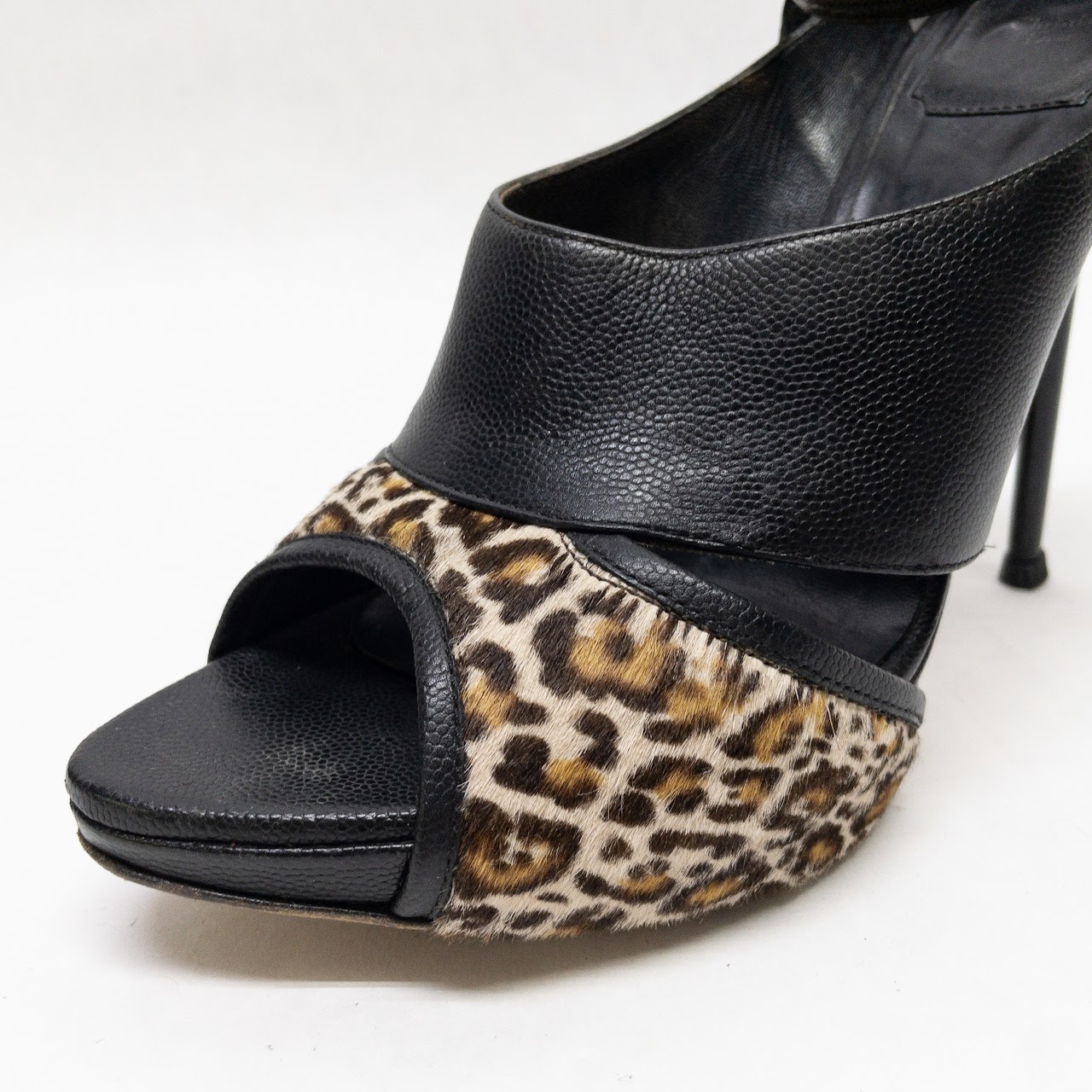 Christian Dior Hair Calf Animal Print Pumps