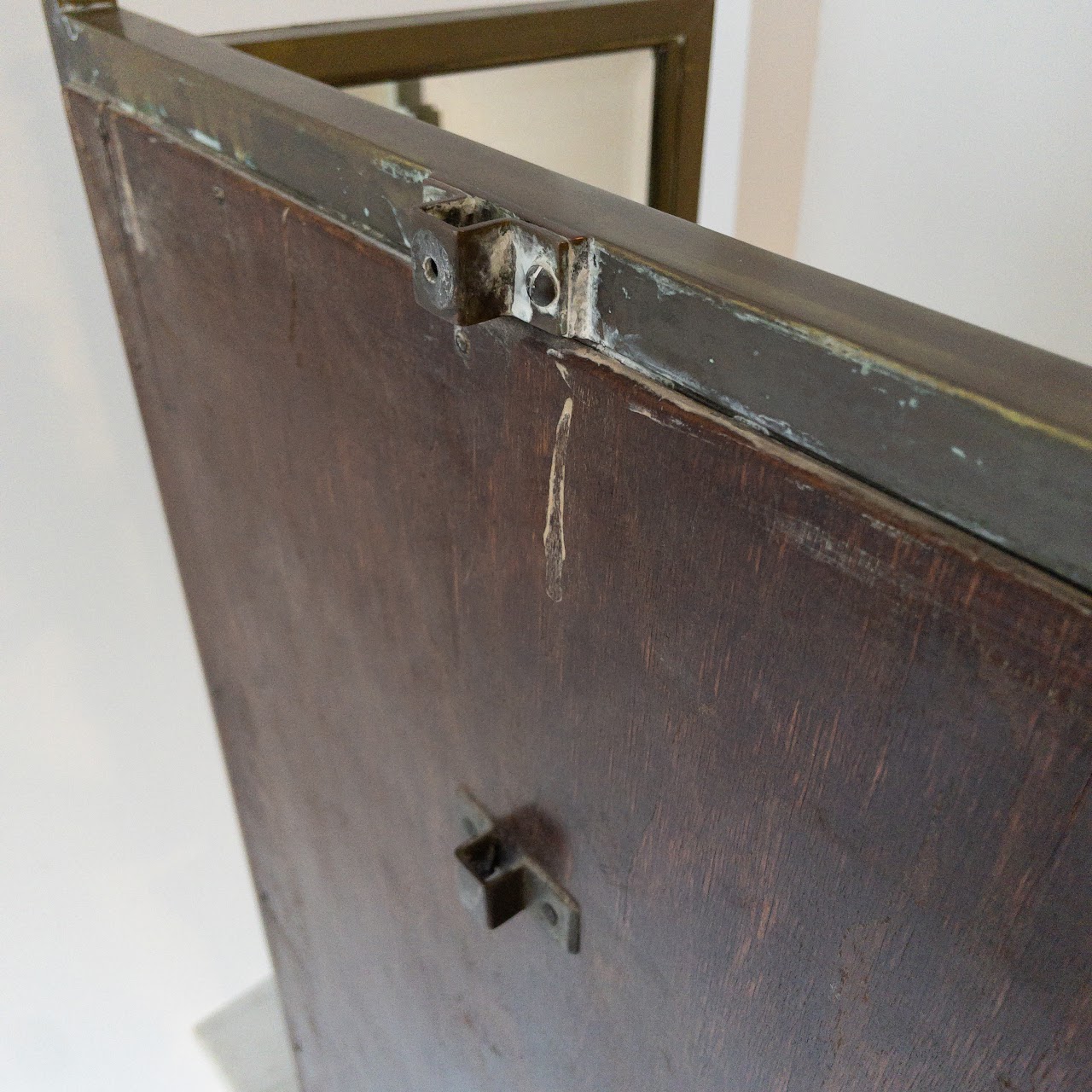 Vintage Marble and Brass Vanity Table