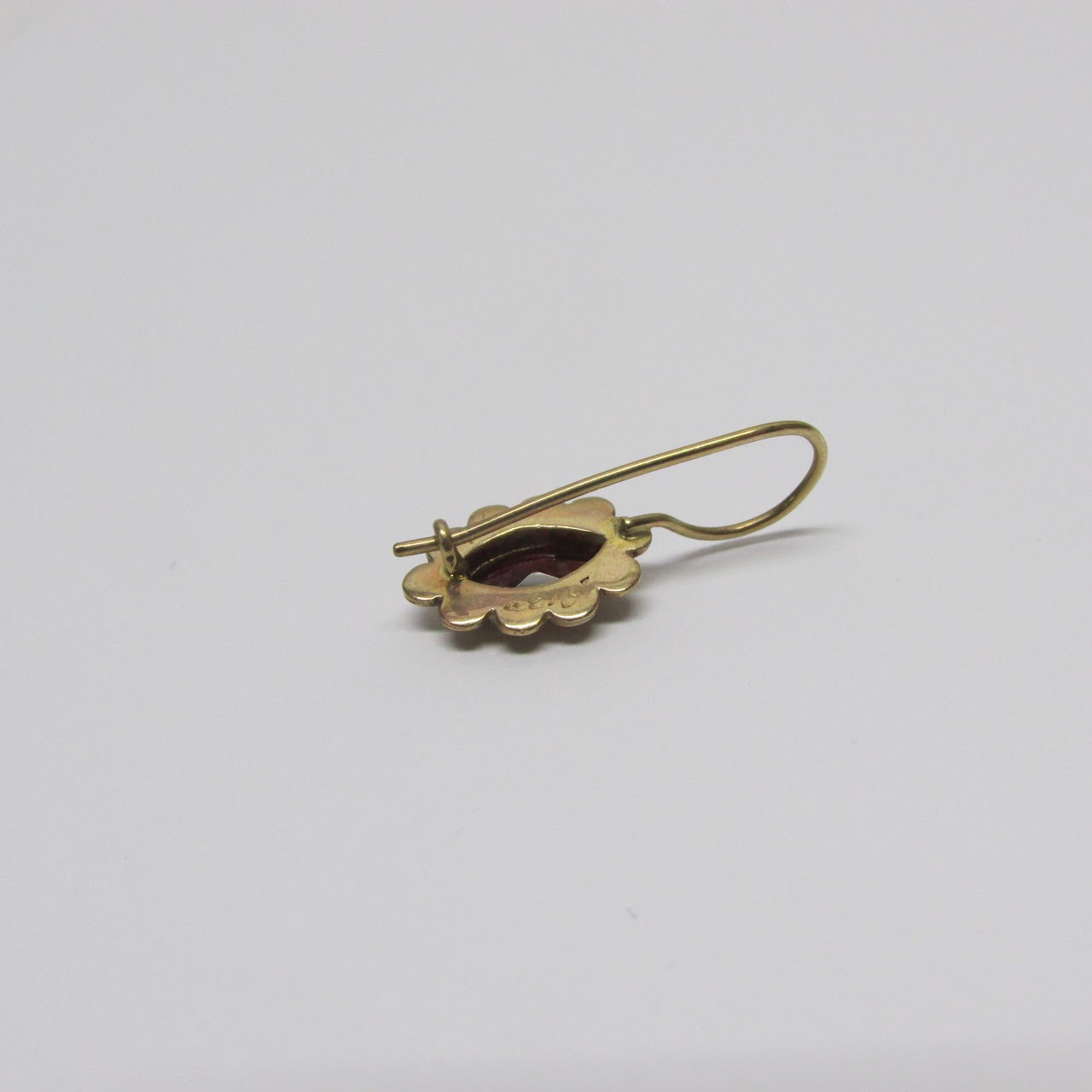 9K Gold & Tourmaline Earrings