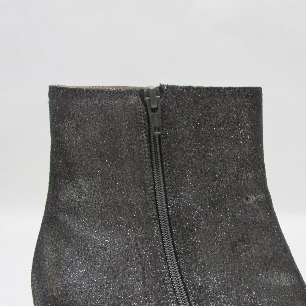 Maison Martin Margiela Metallic Leather Ankle Booties