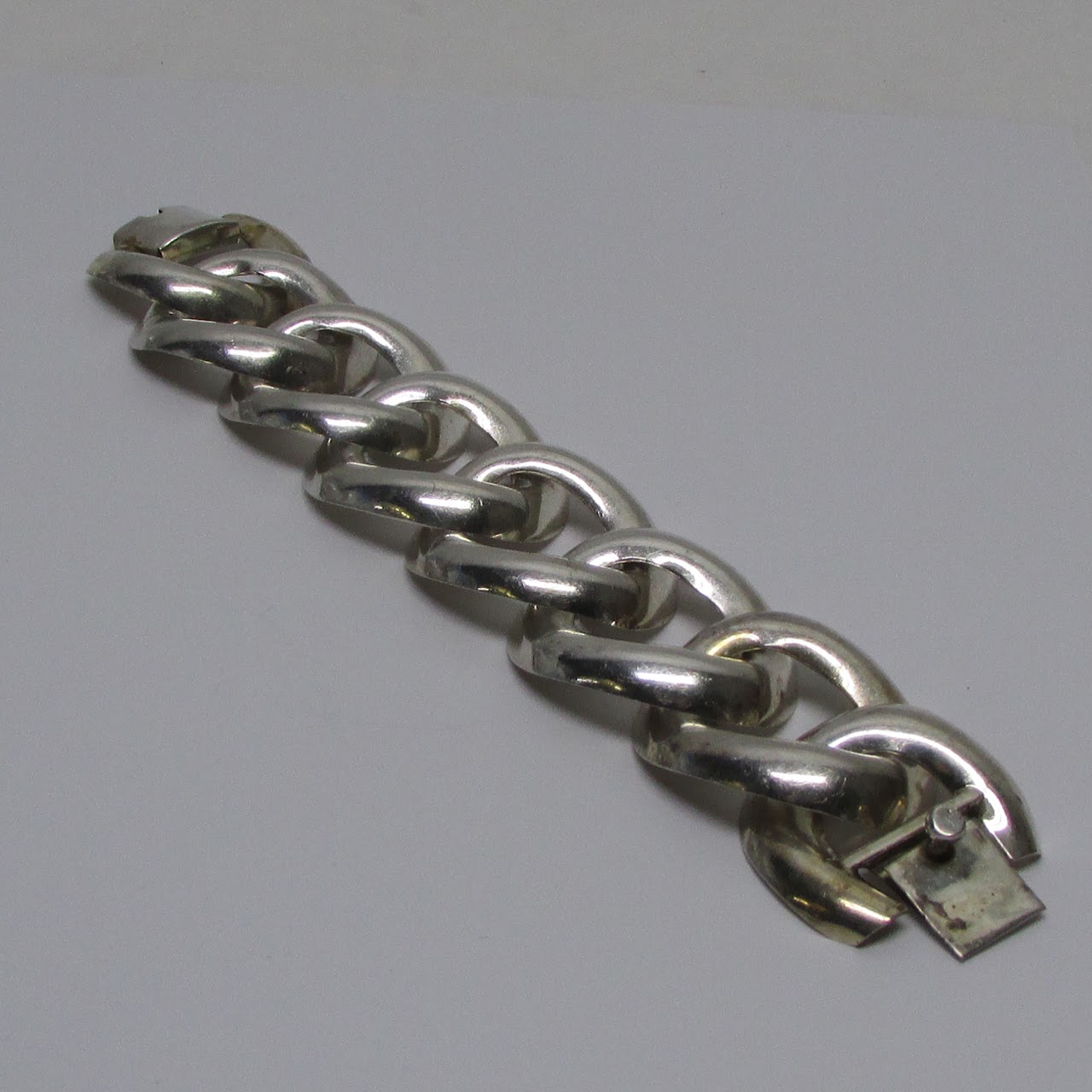 Sterling Silver Large Link Bracelet