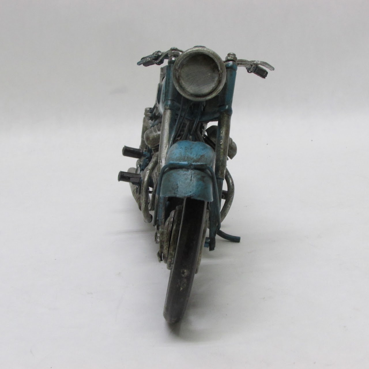 Vintage Victoria V35 Bergmeister Motorcycle Sculpture