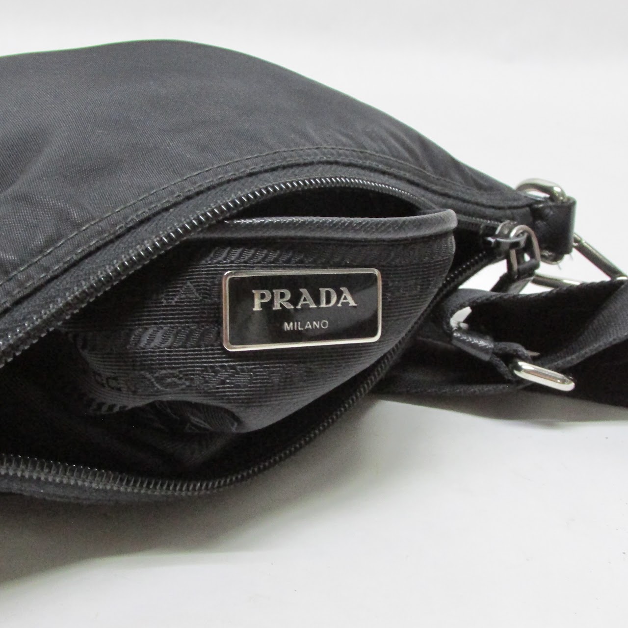 Prada Black Nylon Crossbody Bag