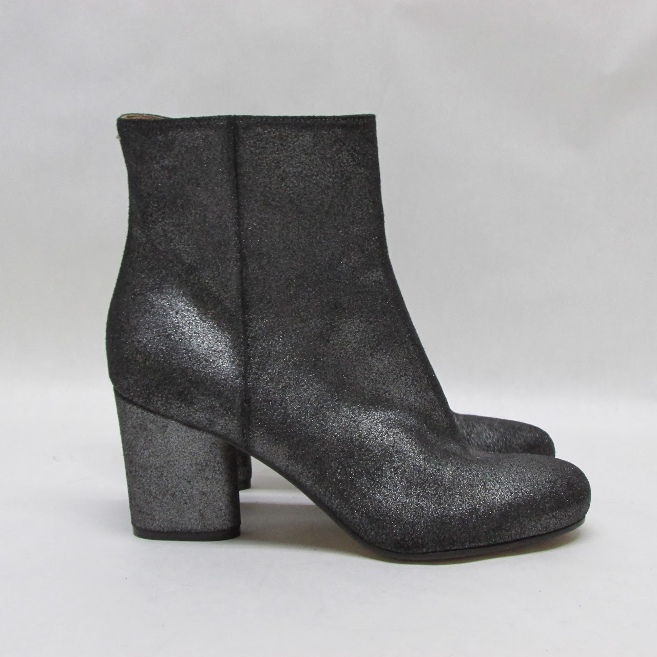 Maison Martin Margiela Metallic Leather Ankle Booties