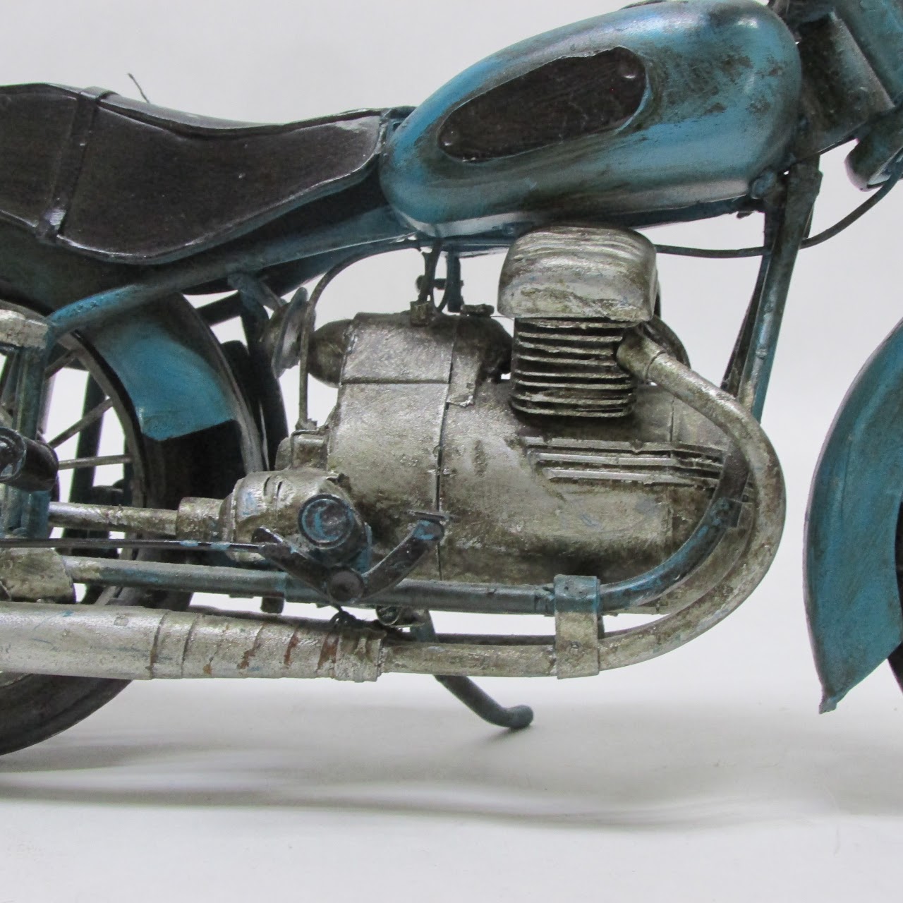 Vintage Victoria V35 Bergmeister Motorcycle Sculpture