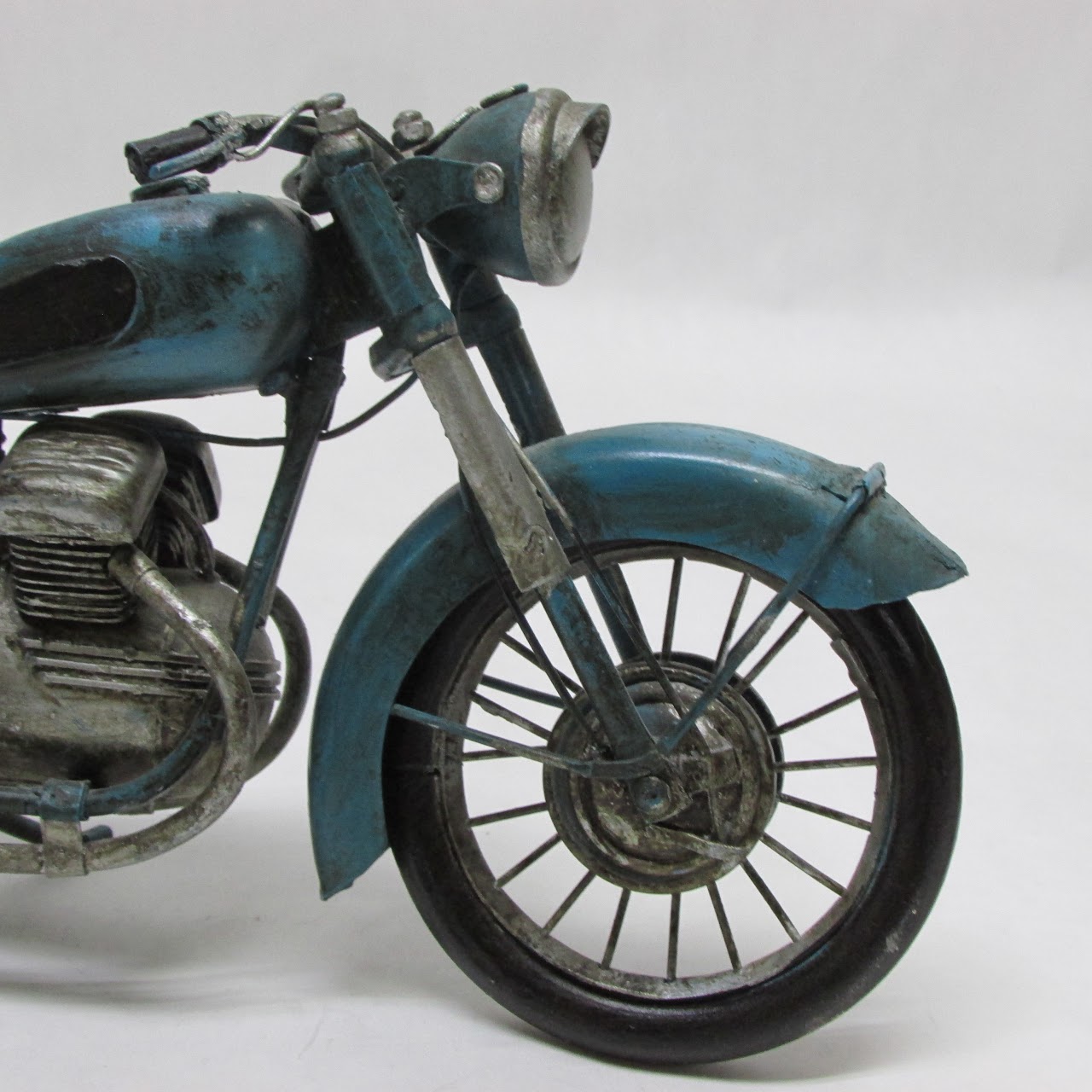 Vintage Victoria V35 Bergmeister Motorcycle Sculpture