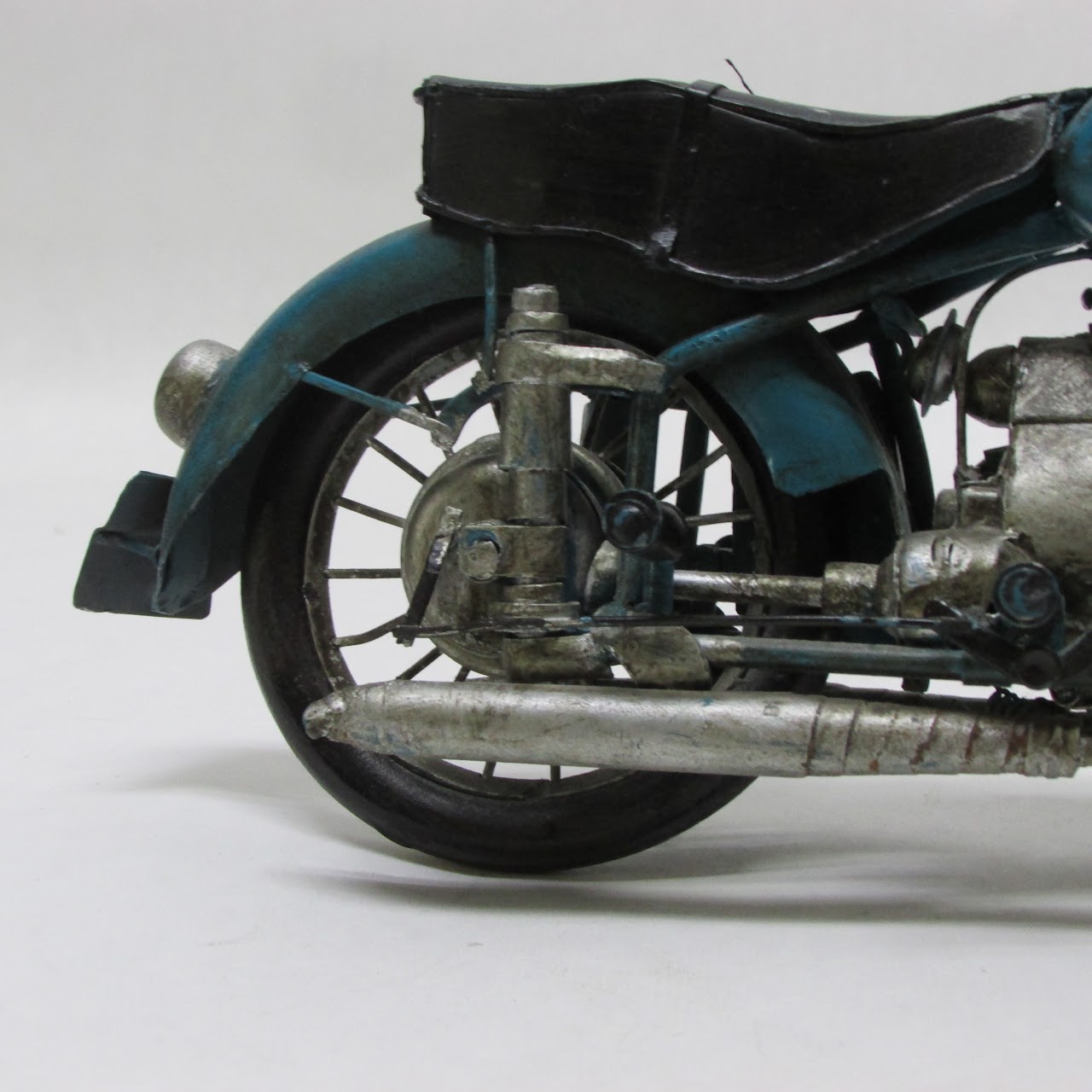 Vintage Victoria V35 Bergmeister Motorcycle Sculpture