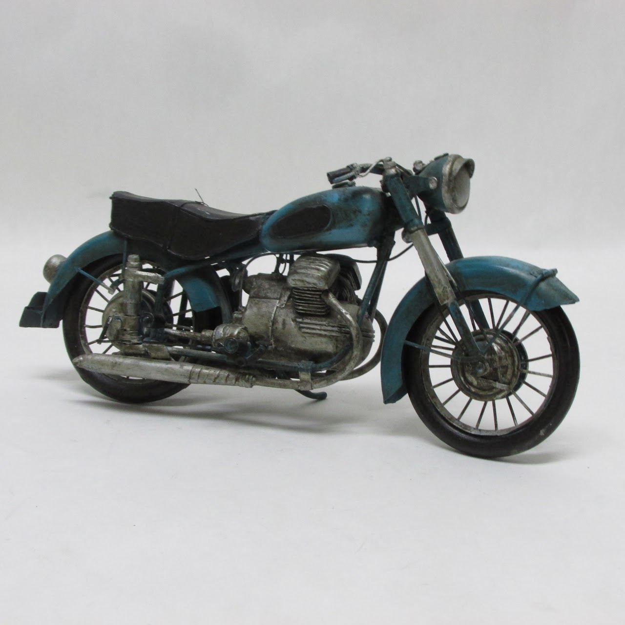 Vintage Victoria V35 Bergmeister Motorcycle Sculpture