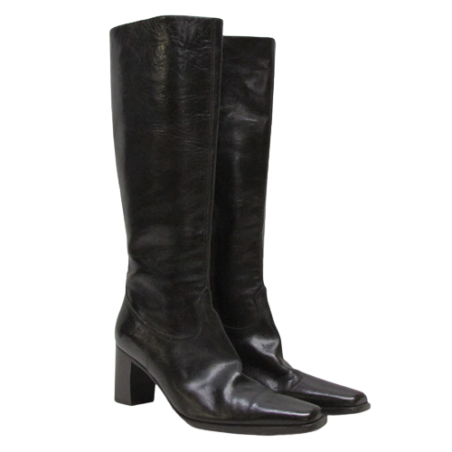 Sartore Dark Brown Leather Calf Boots