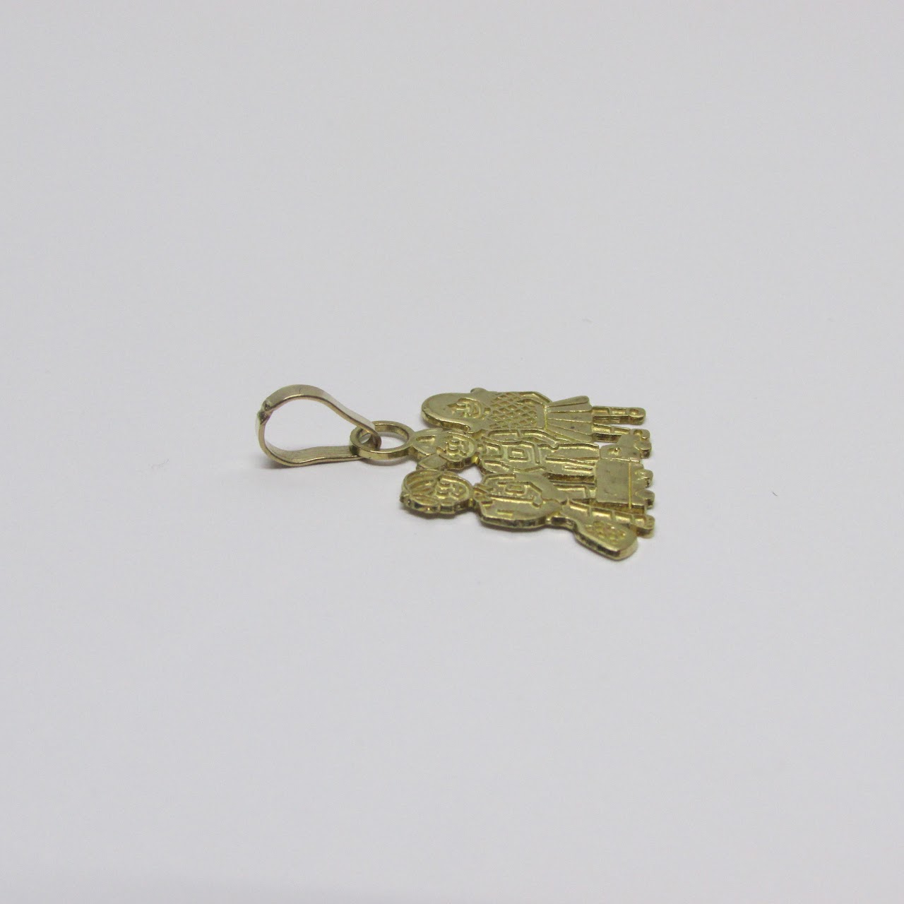 10K Gold Children Pendant