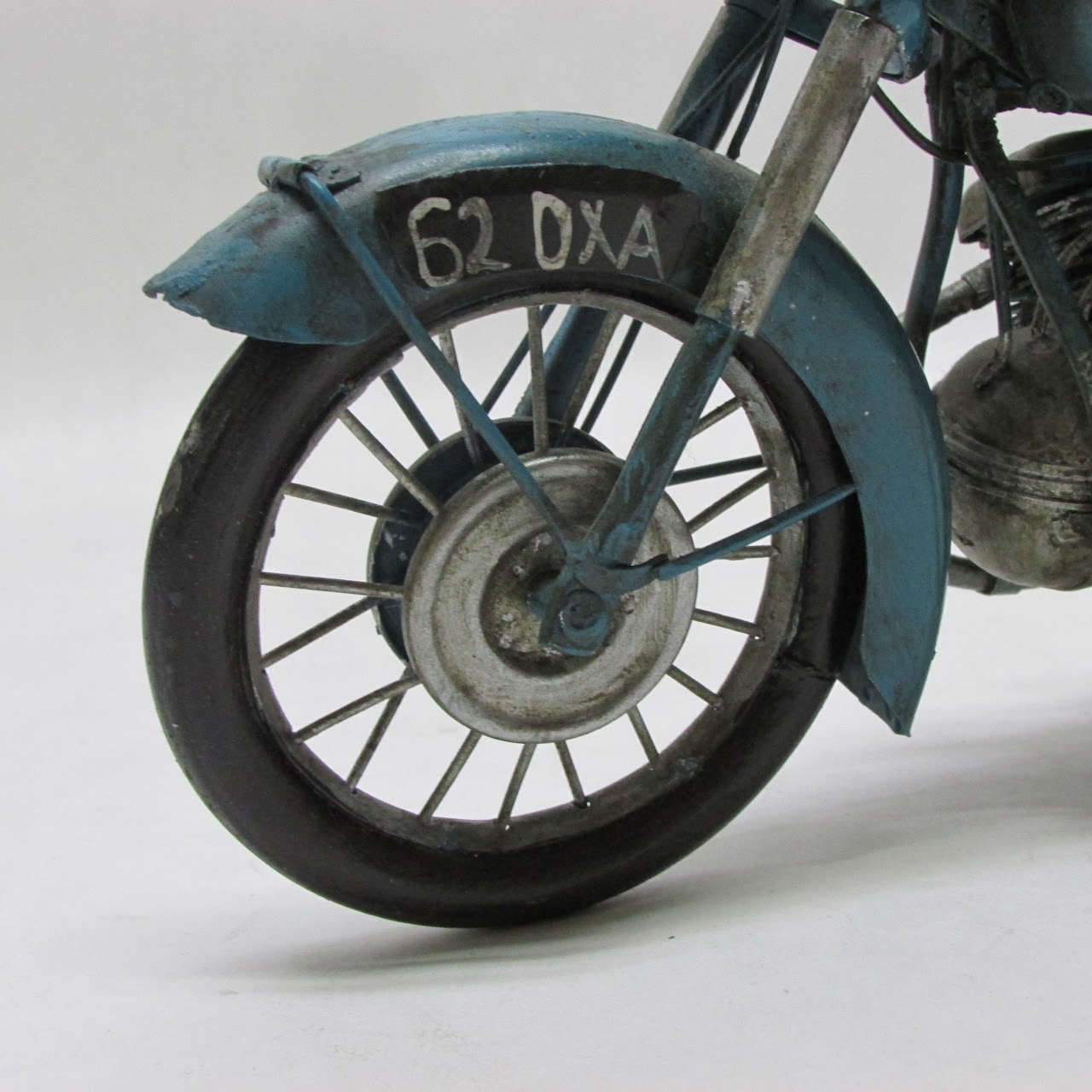 Vintage Victoria V35 Bergmeister Motorcycle Sculpture