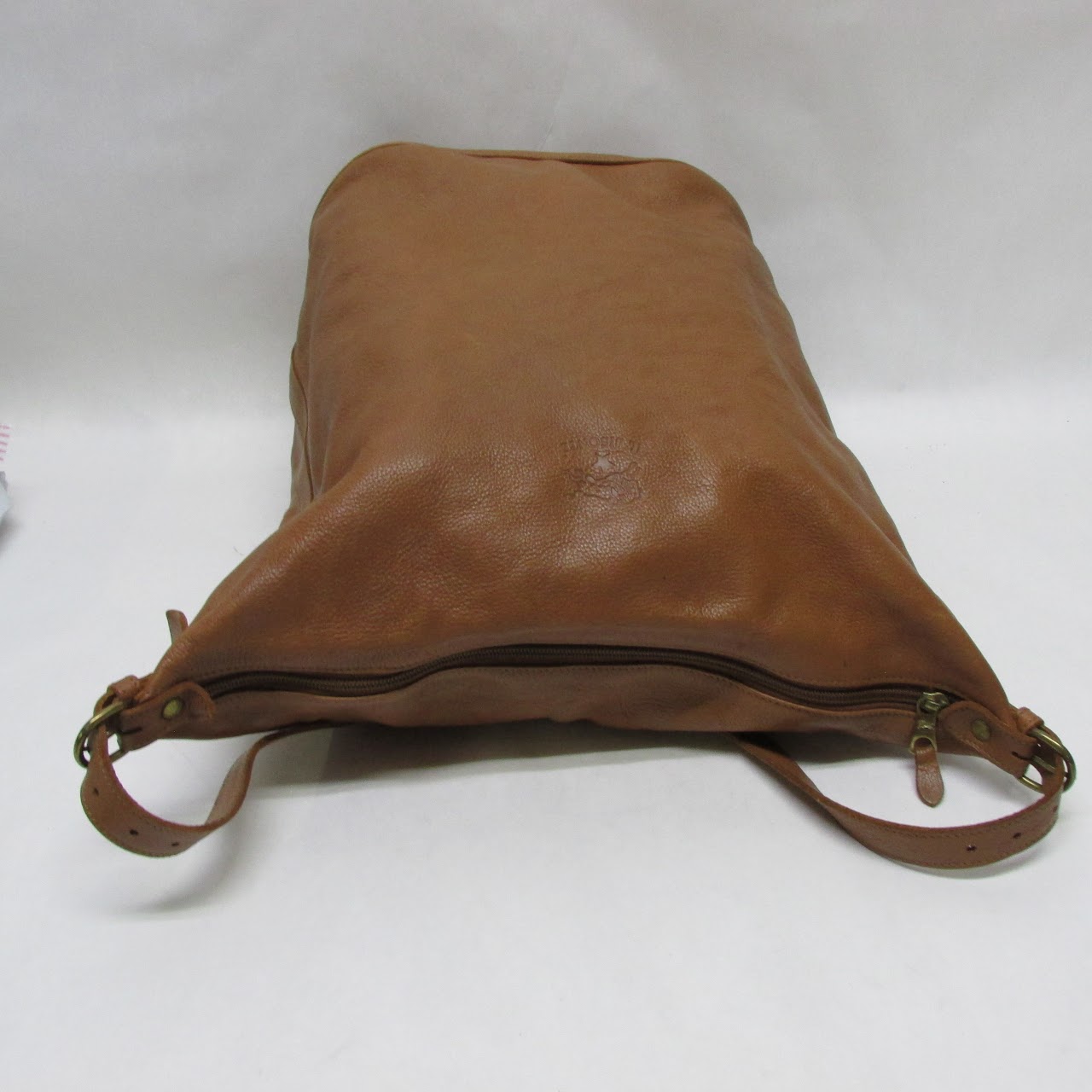 Il Bisonte Brown Leather Bucket Bag