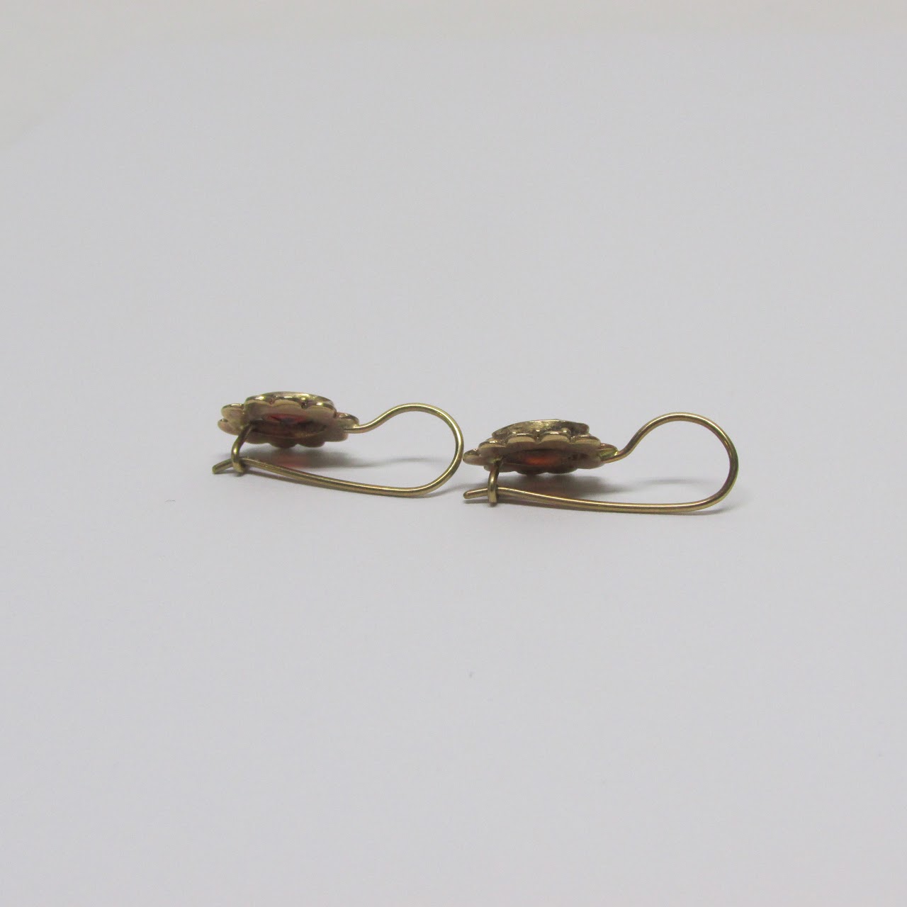 9K Gold & Tourmaline Earrings