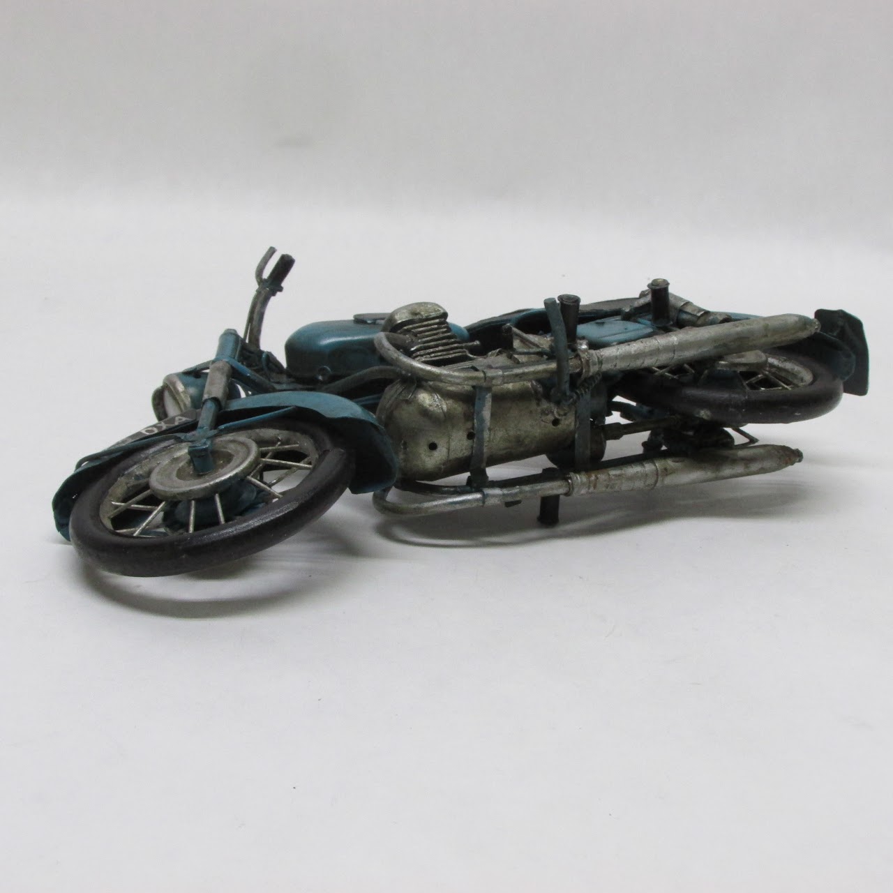 Vintage Victoria V35 Bergmeister Motorcycle Sculpture