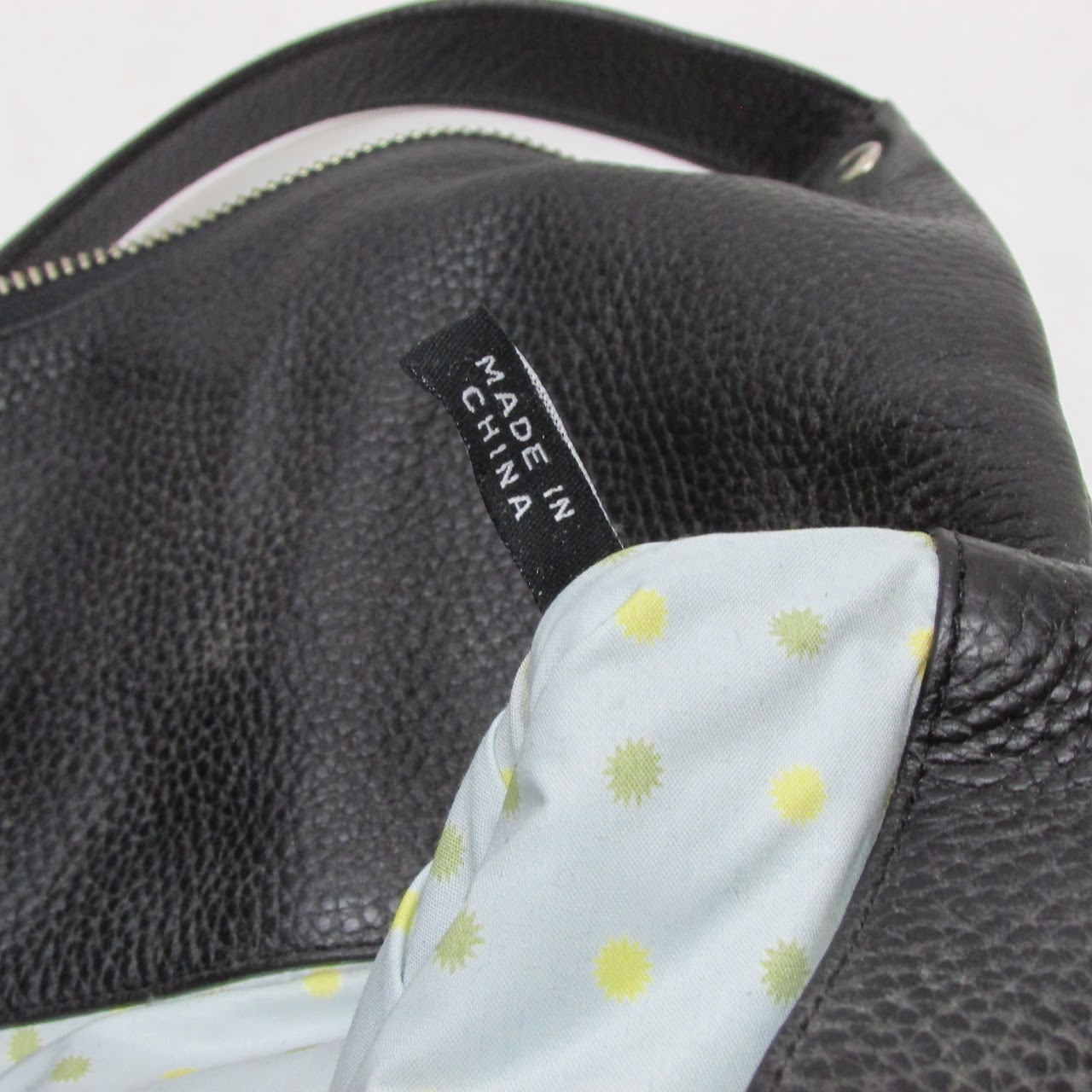 Marc Jacobs Black Leather Hobo Bag