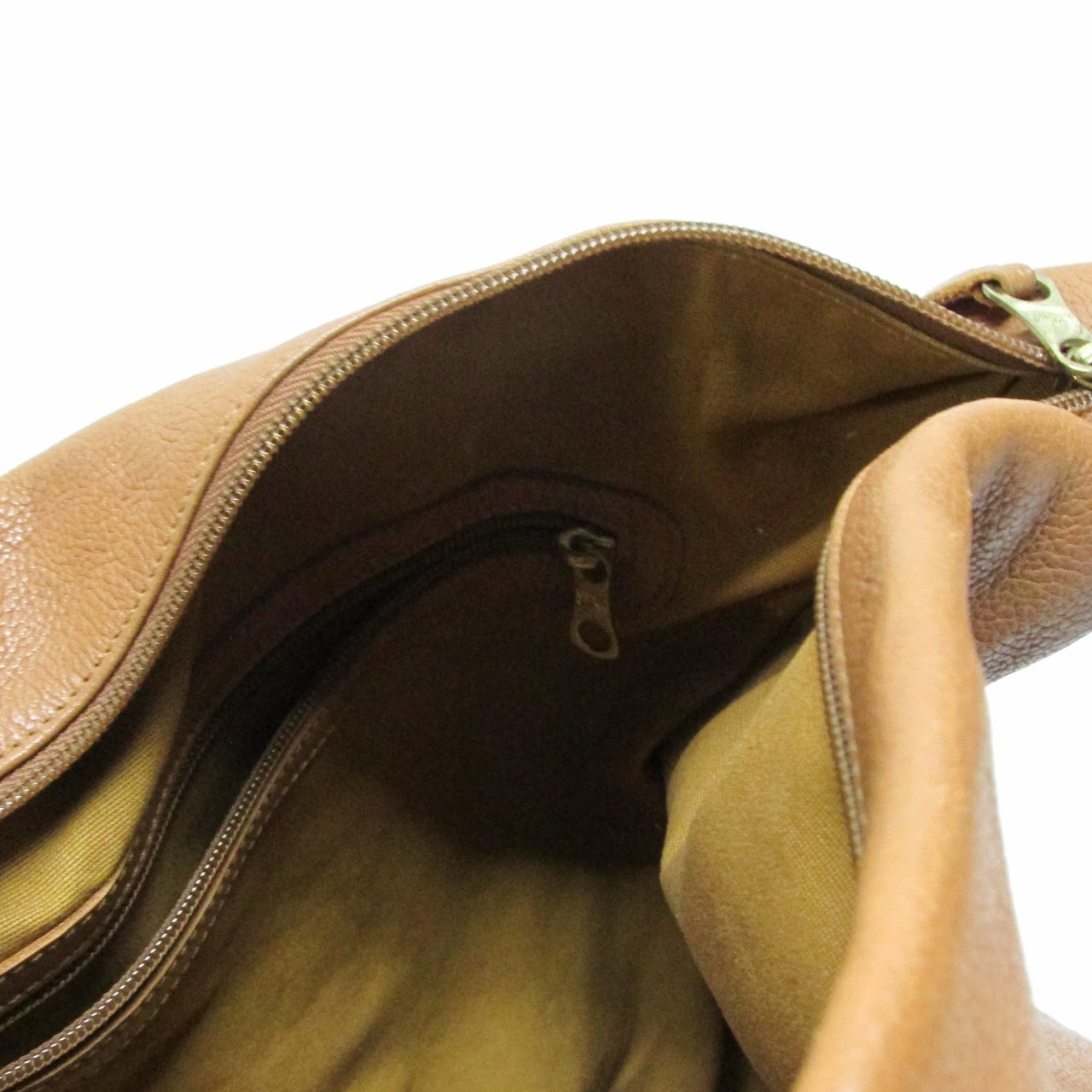 Il Bisonte Brown Leather Bucket Bag