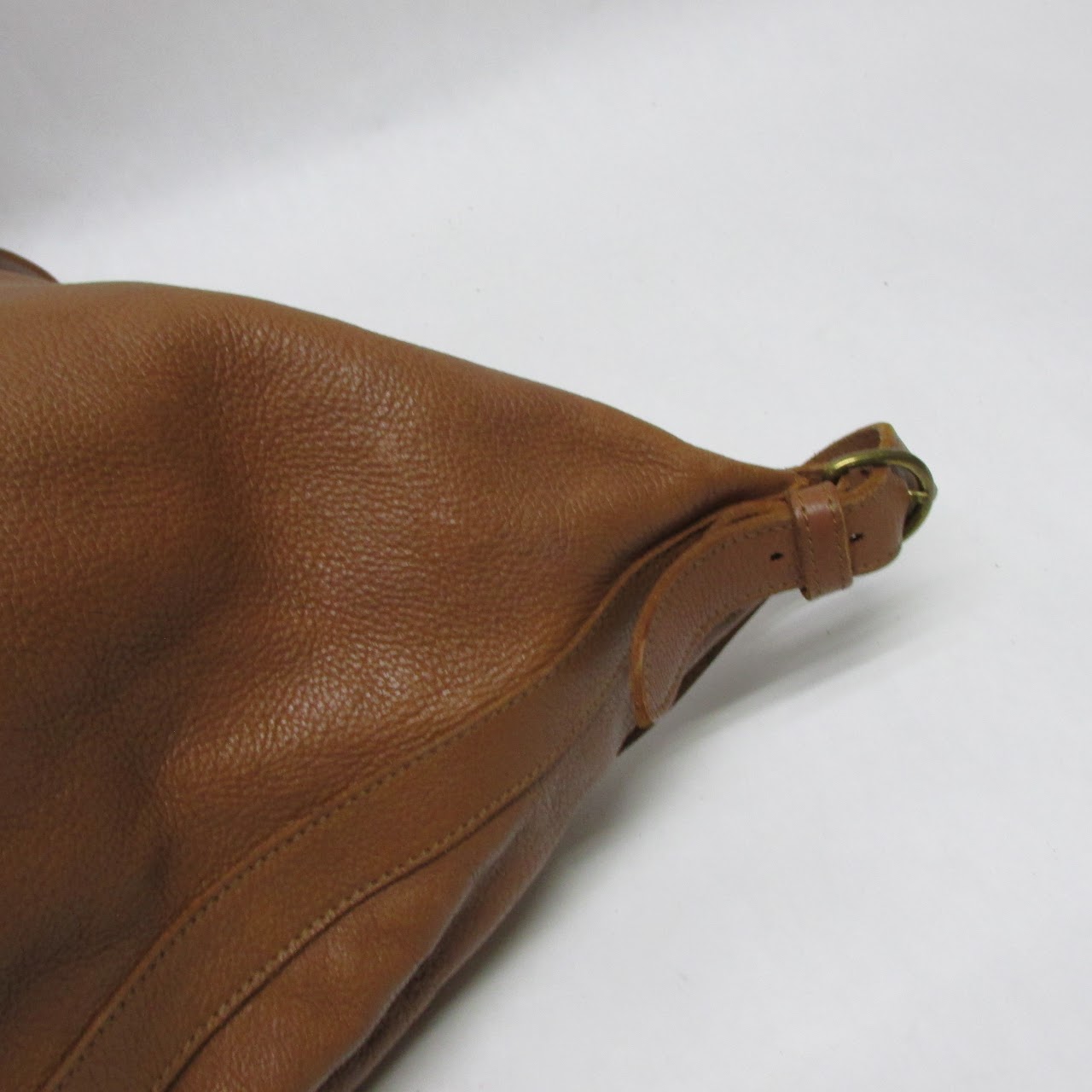 Il Bisonte Brown Leather Bucket Bag