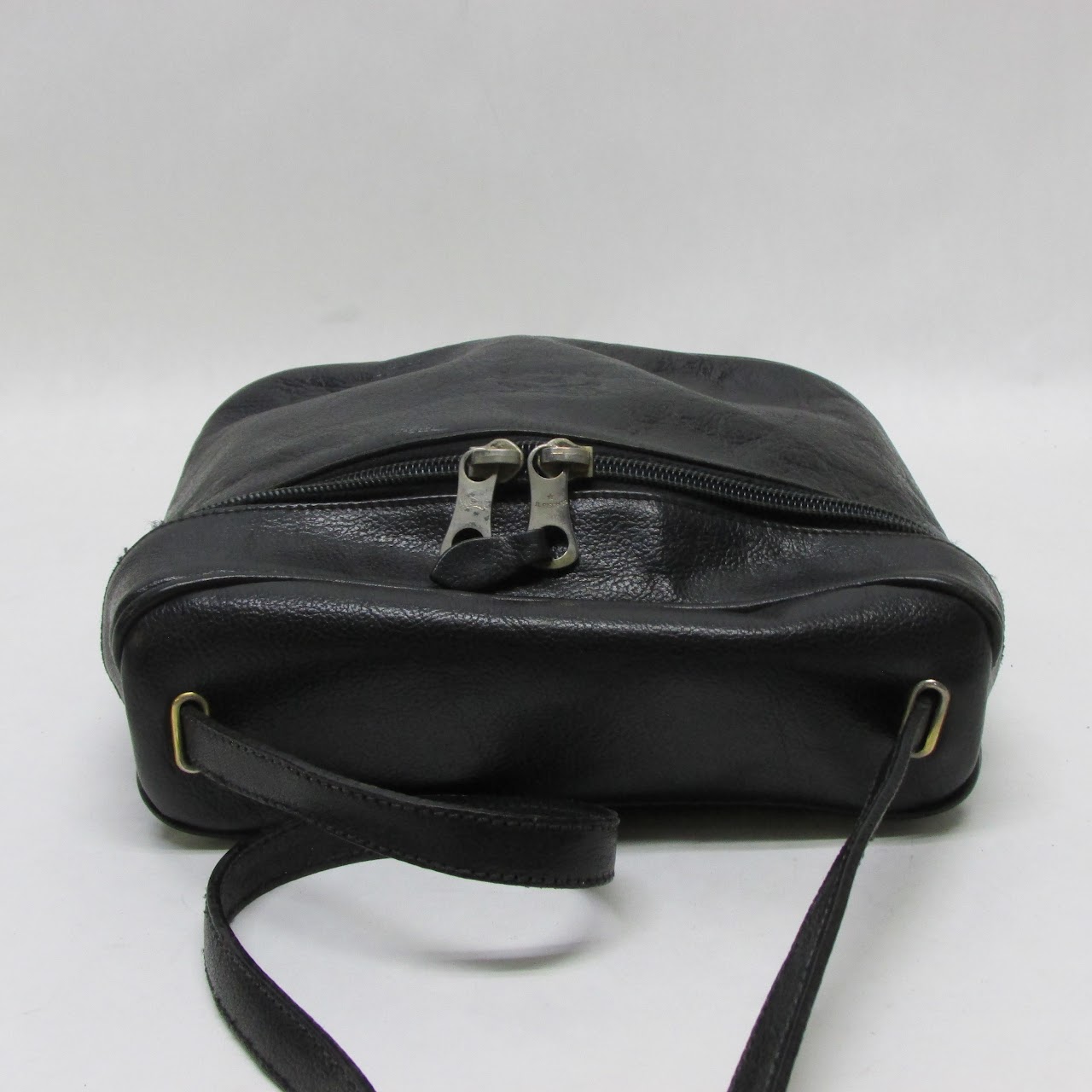 Il Bisonte Black Leather Crossbody Bag