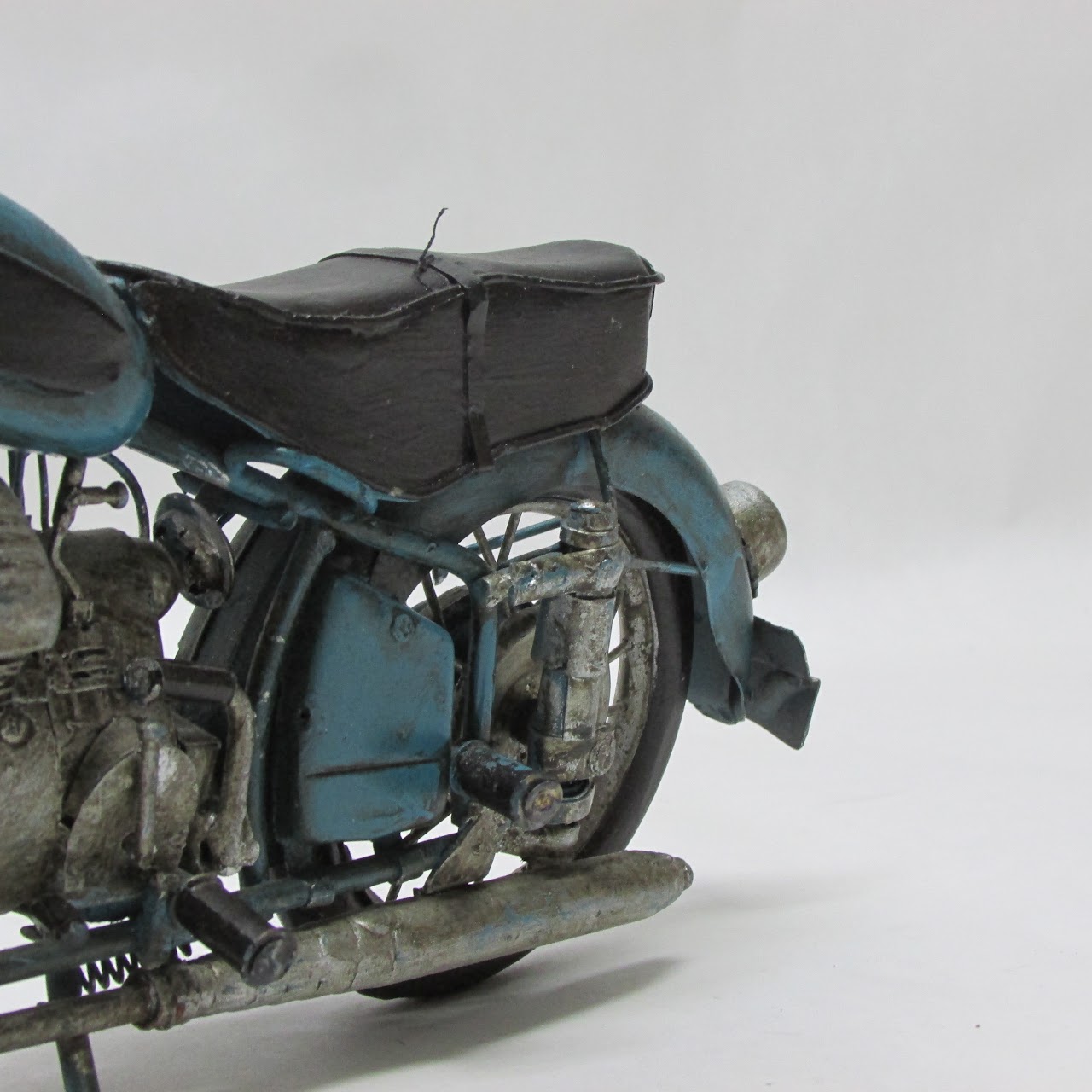 Vintage Victoria V35 Bergmeister Motorcycle Sculpture