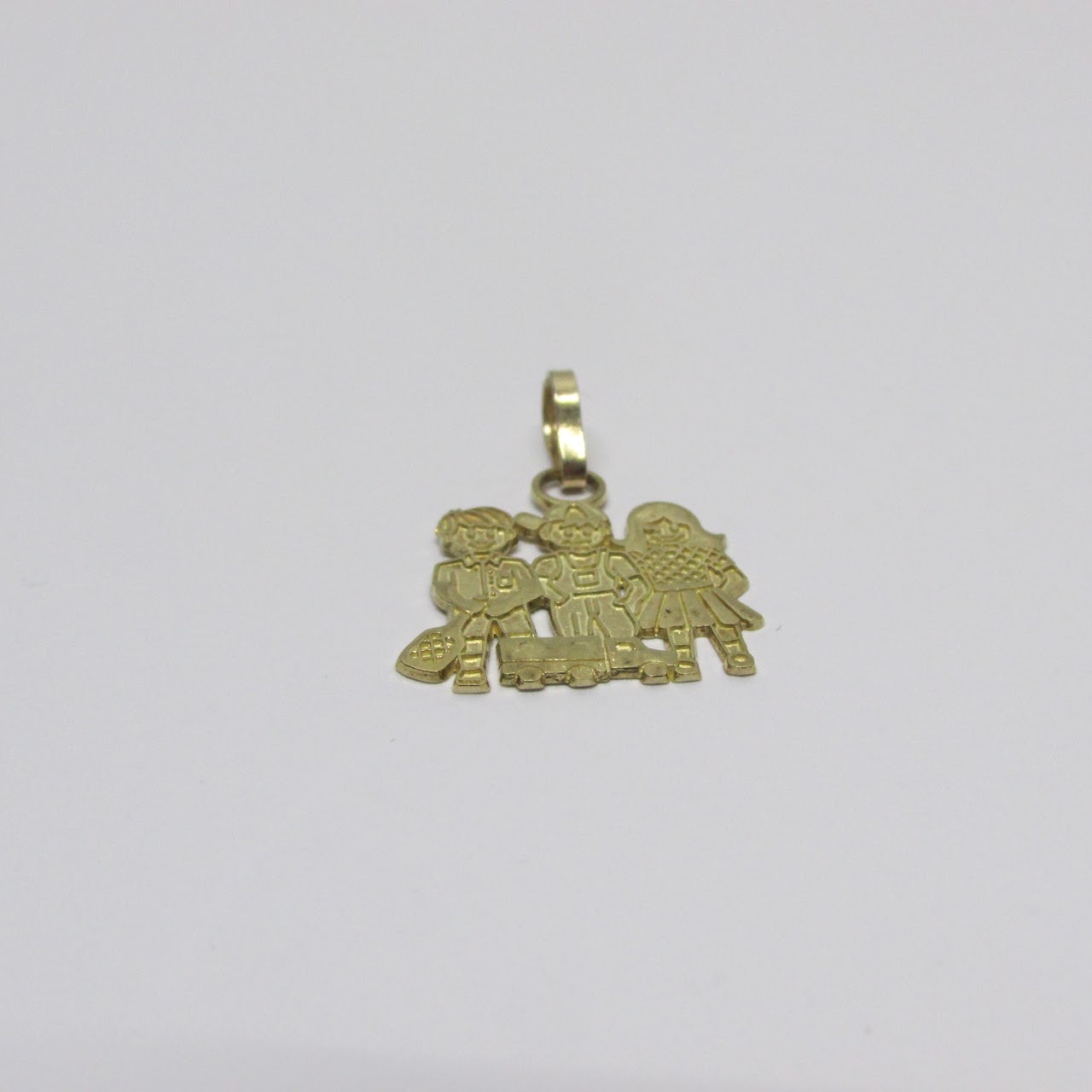 10K Gold Children Pendant