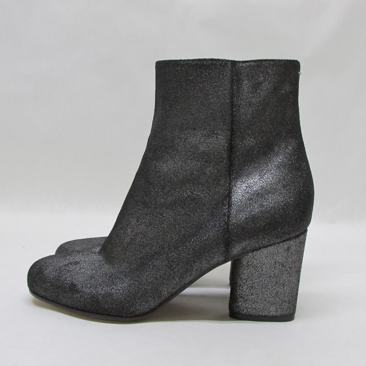 Maison Martin Margiela Metallic Leather Ankle Booties