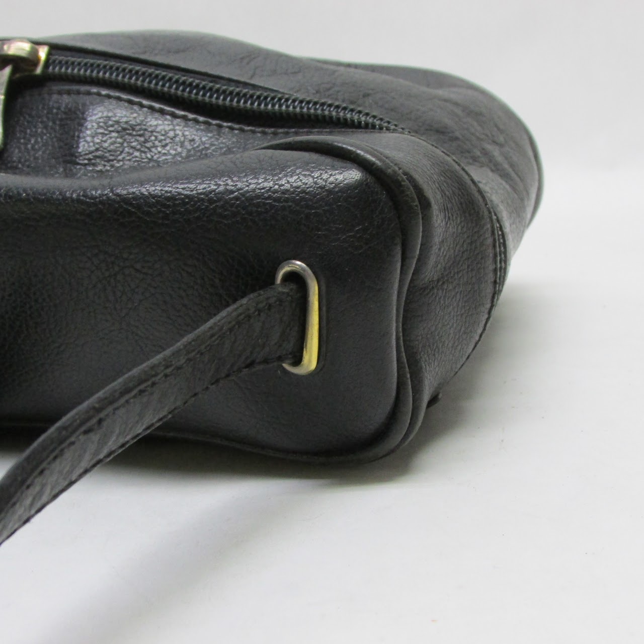 Il Bisonte Black Leather Crossbody Bag