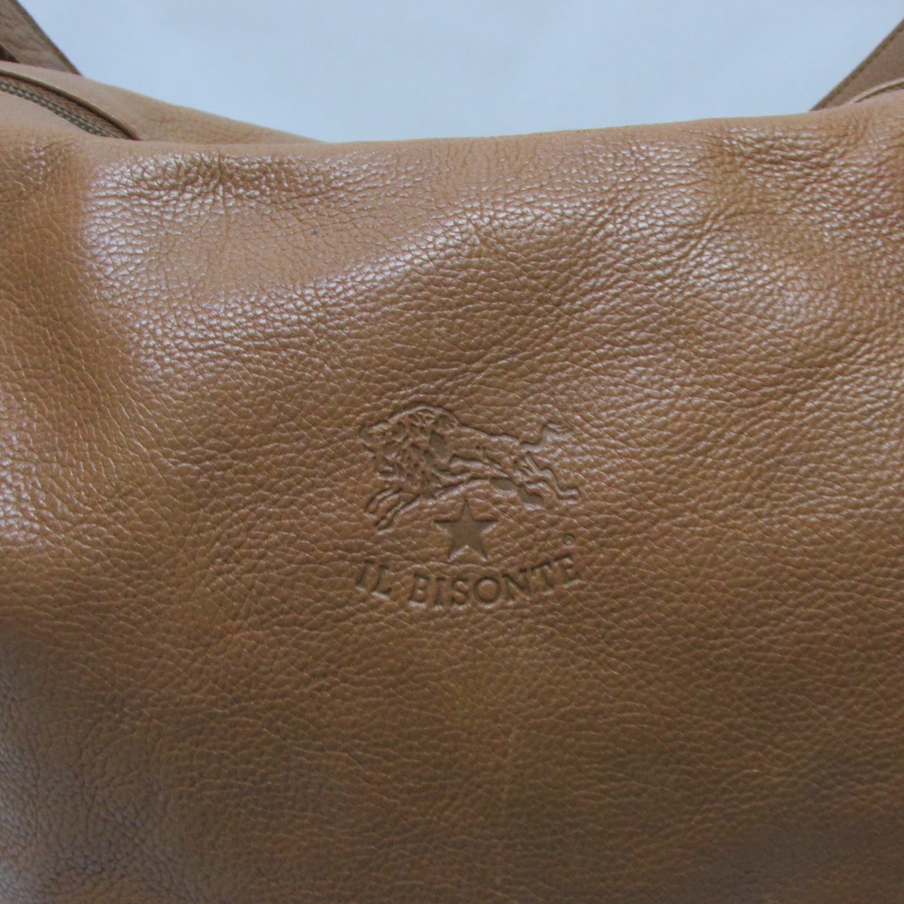 Il Bisonte Brown Leather Bucket Bag