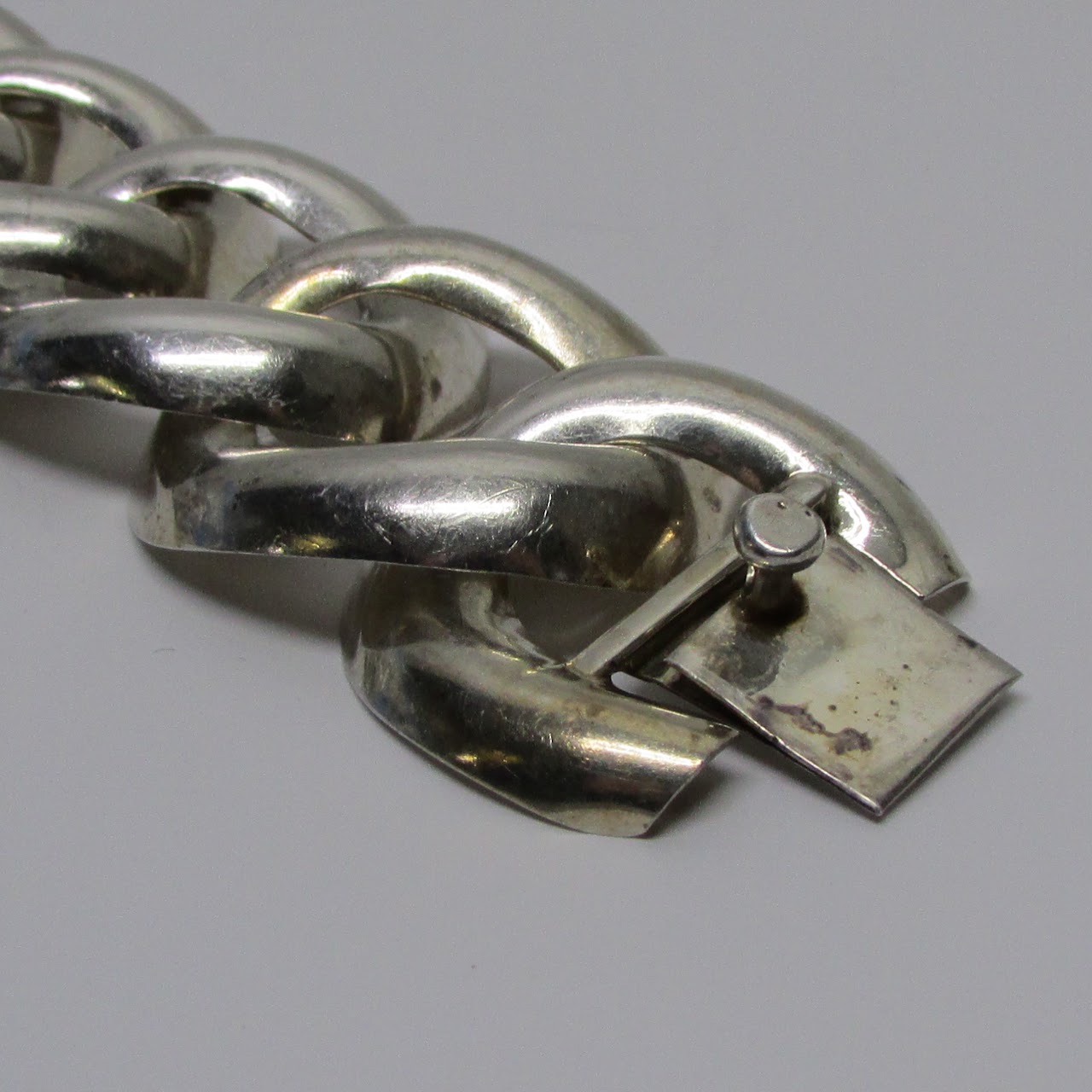 Sterling Silver Large Link Bracelet