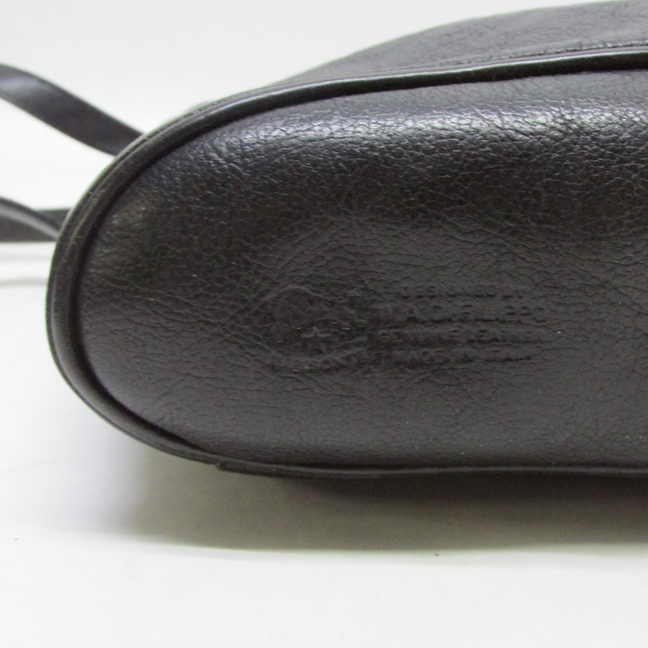 Il Bisonte Black Leather Crossbody Bag