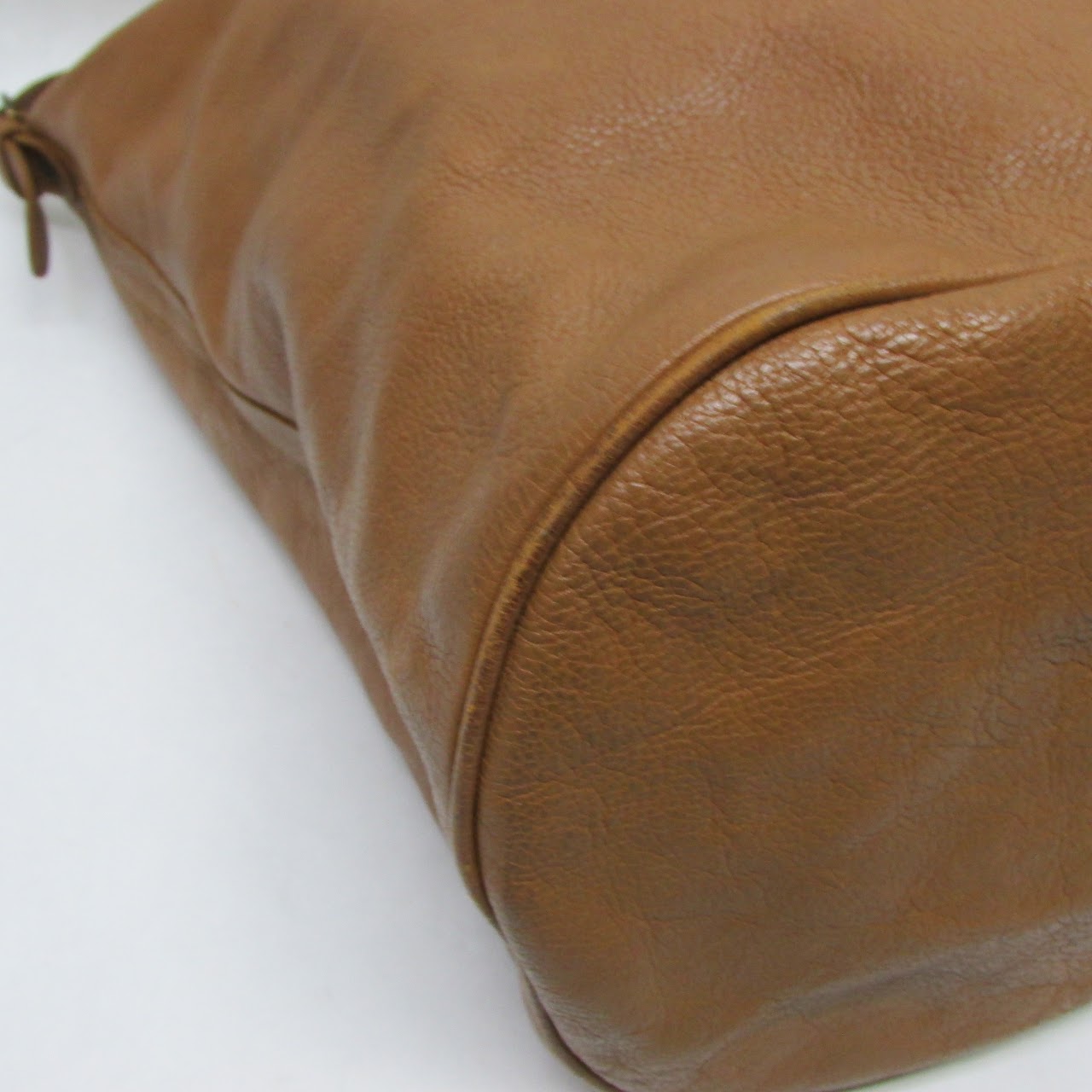 Il Bisonte Brown Leather Bucket Bag