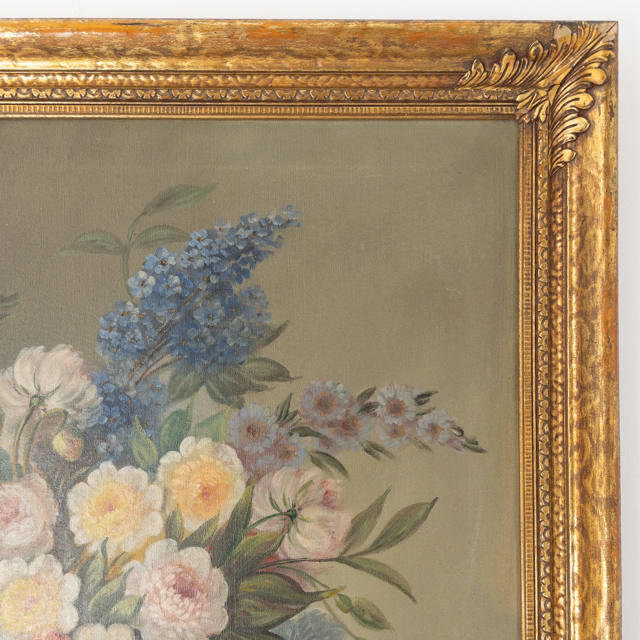 J. Bouder Signed Still Life Floral Painting