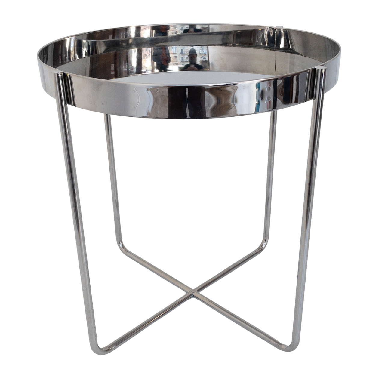 Chrome Inset Side table