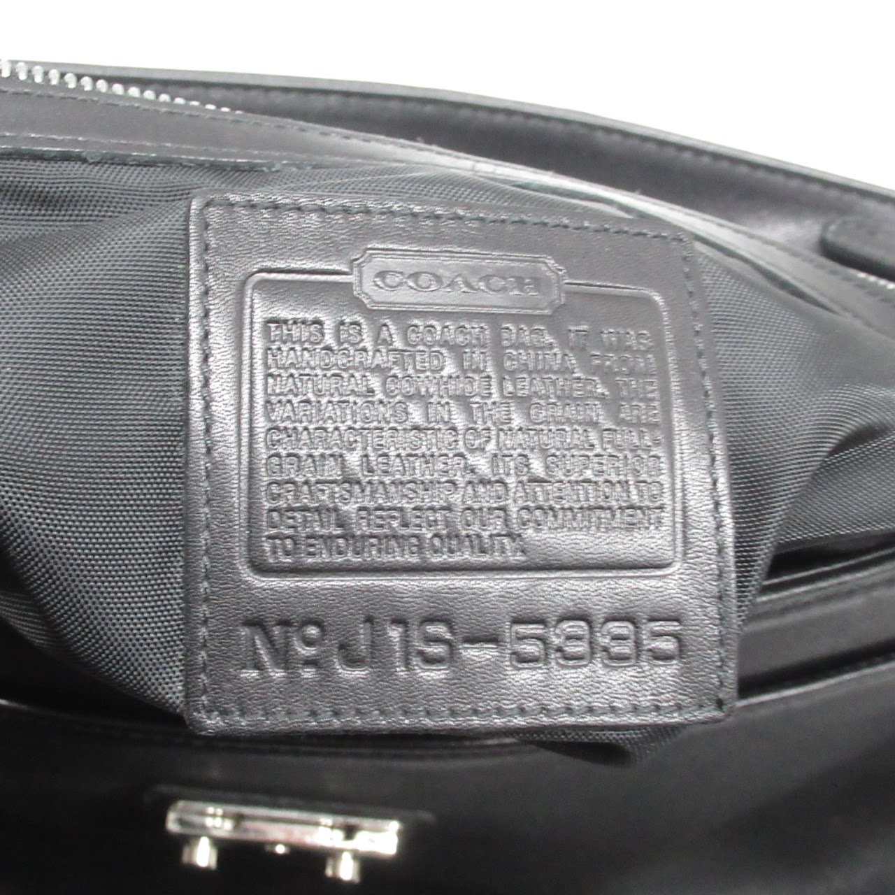 Coach Leather Attaché