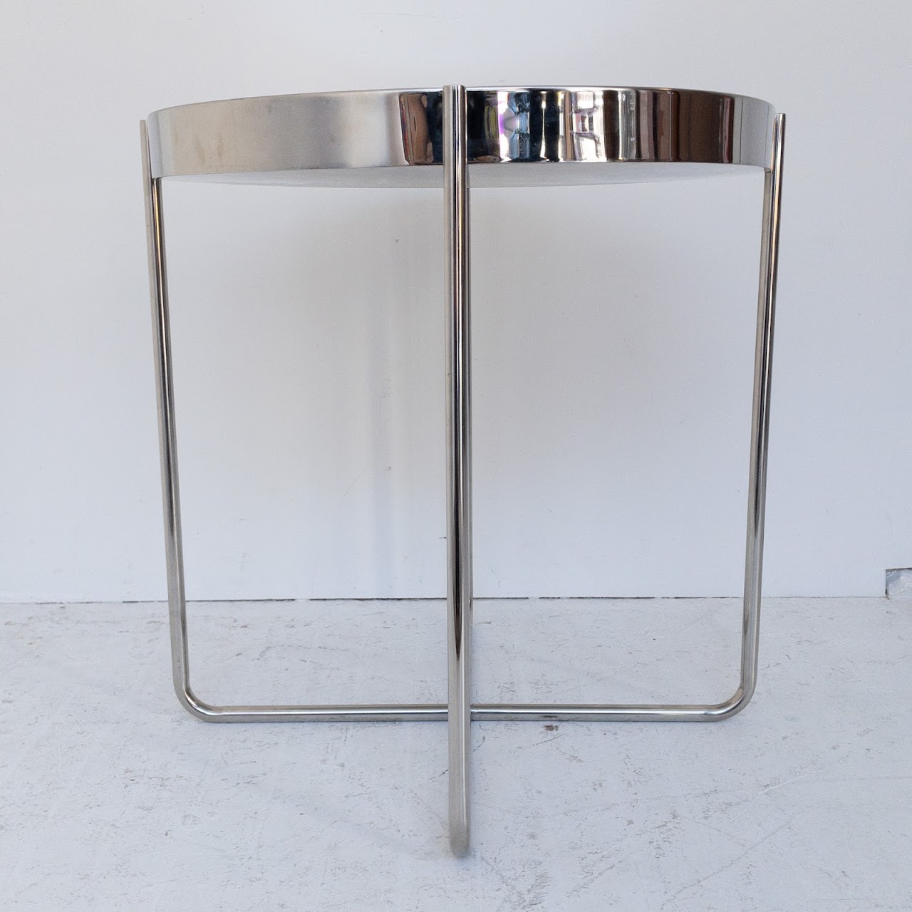 Chrome Inset Side table