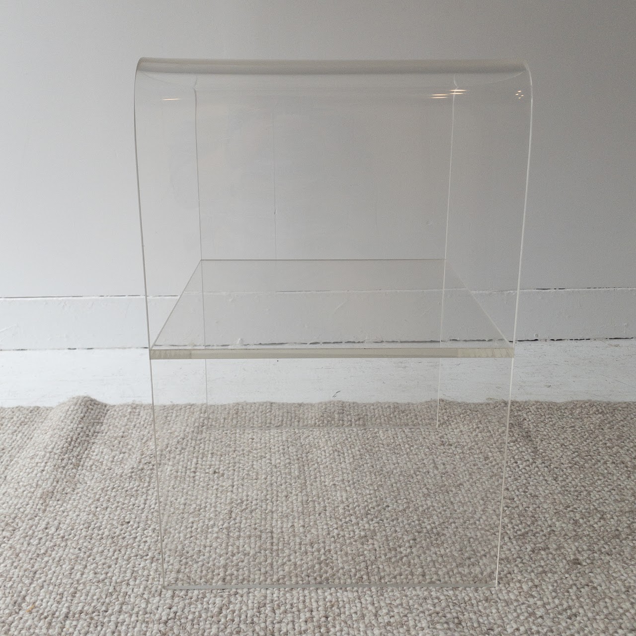 Lucite Two-Tier Side Table