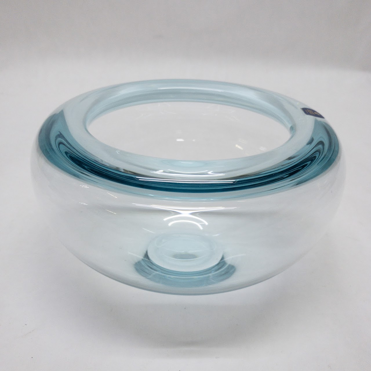 Royal Copenhagen Small Blue Crystal Bowl